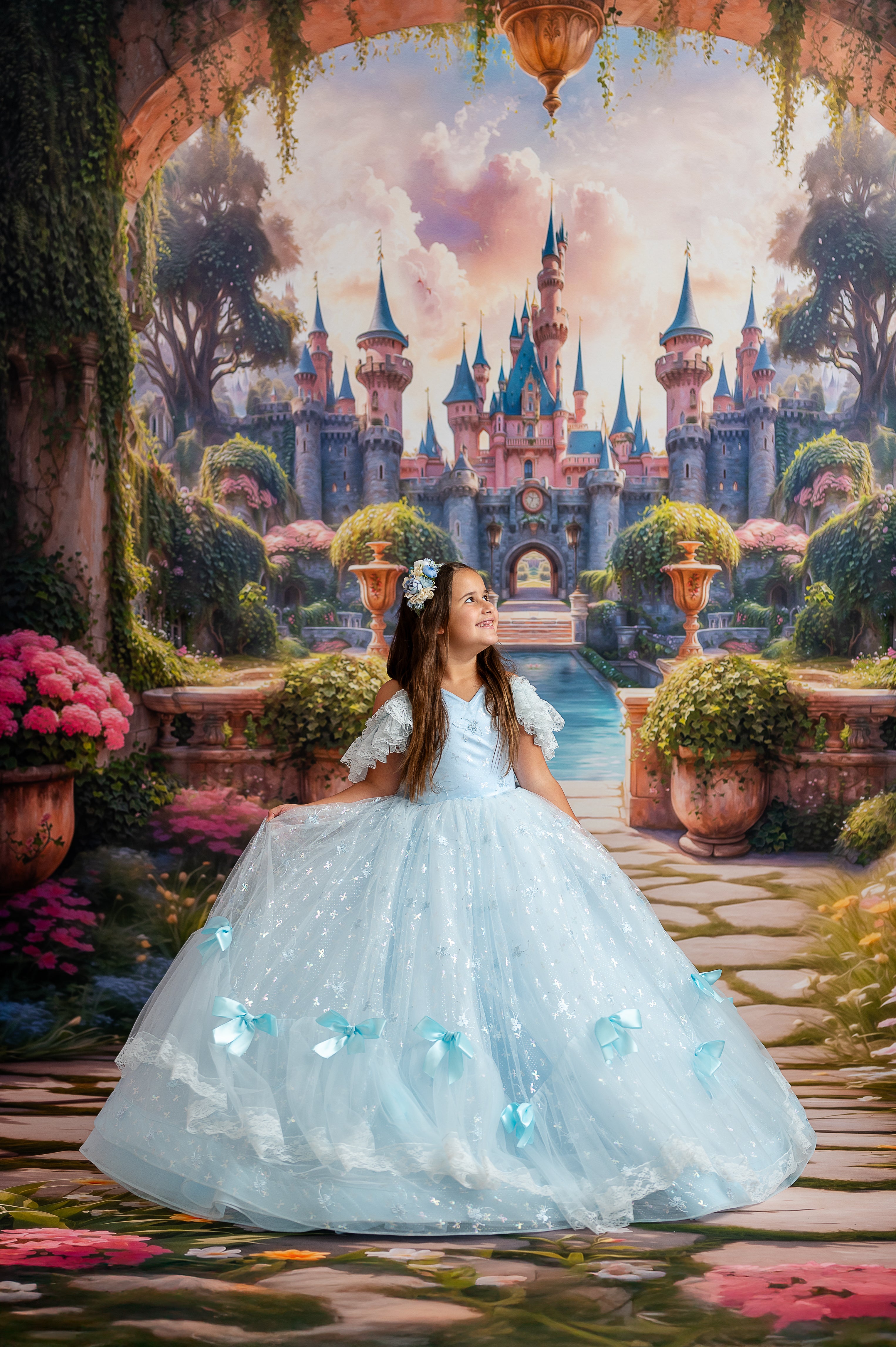 Custom Whimsy Bows Couture Gown – custom color options - GORGEOUS SPECIAL OCCASION OR PHOTO SHOOT DRESS