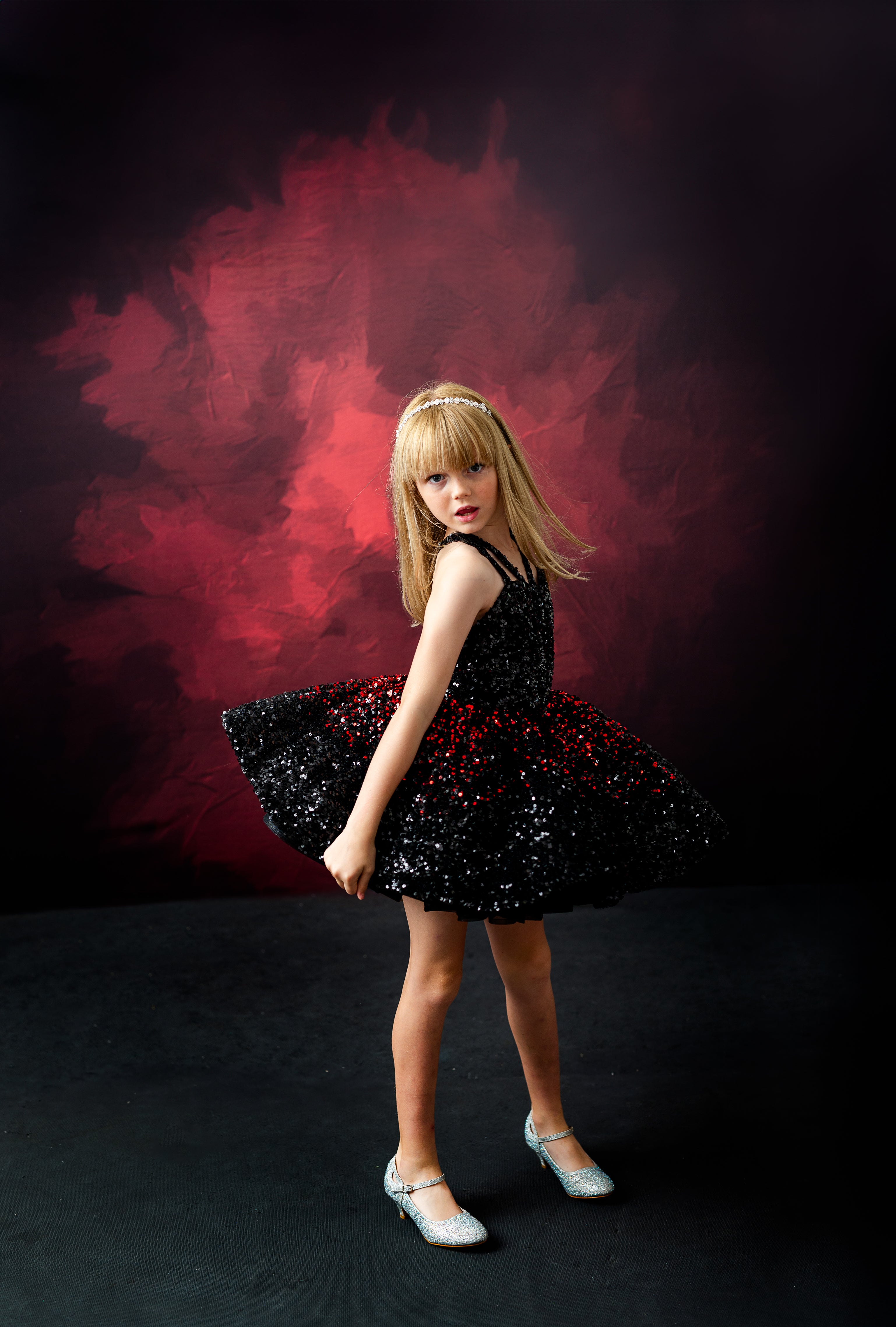 "Glam Statement" -Petal Length Gown (5-7Year)