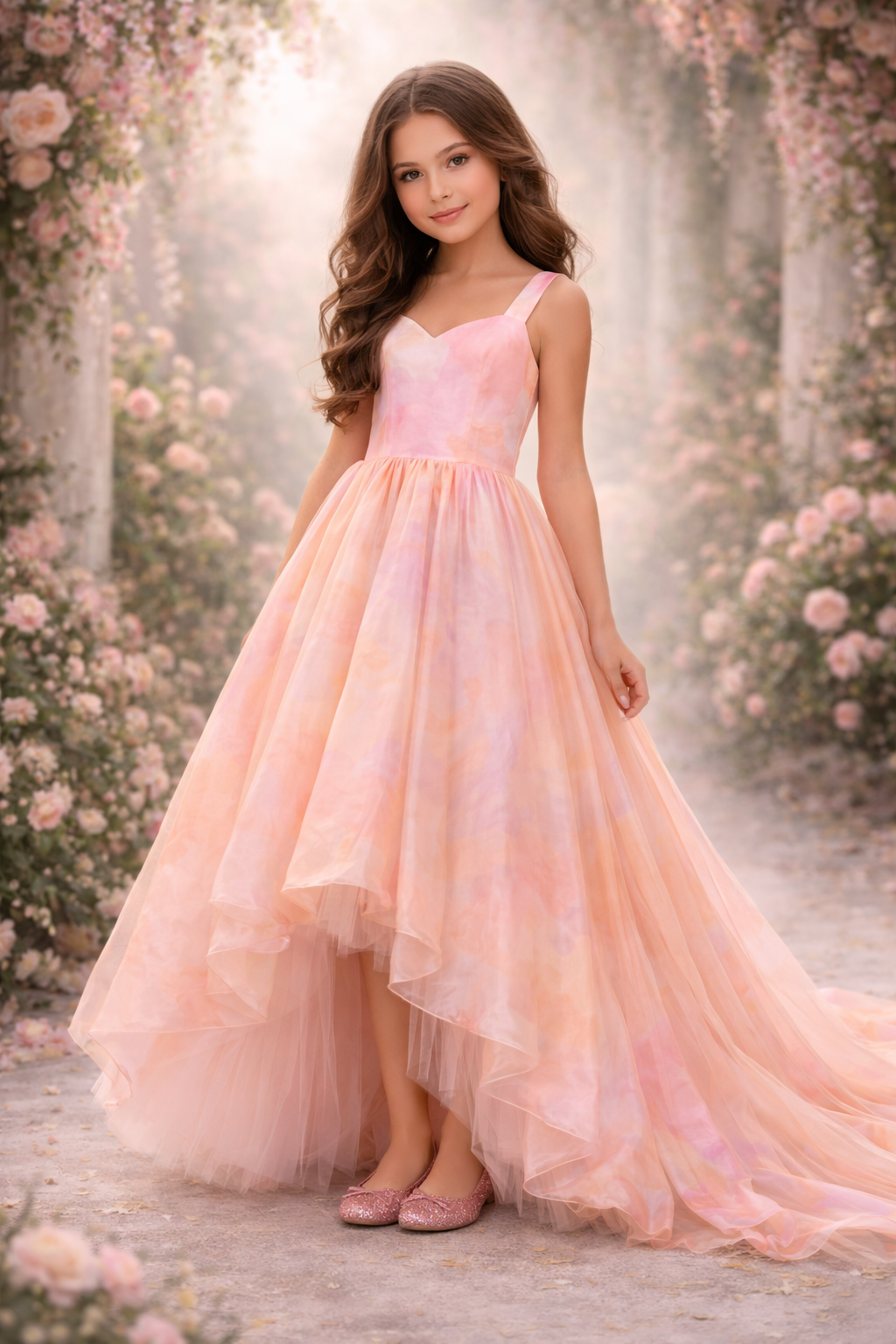 Watercolor Bamboo Silk Blend PRE ORDER Fabric/Custom Gown