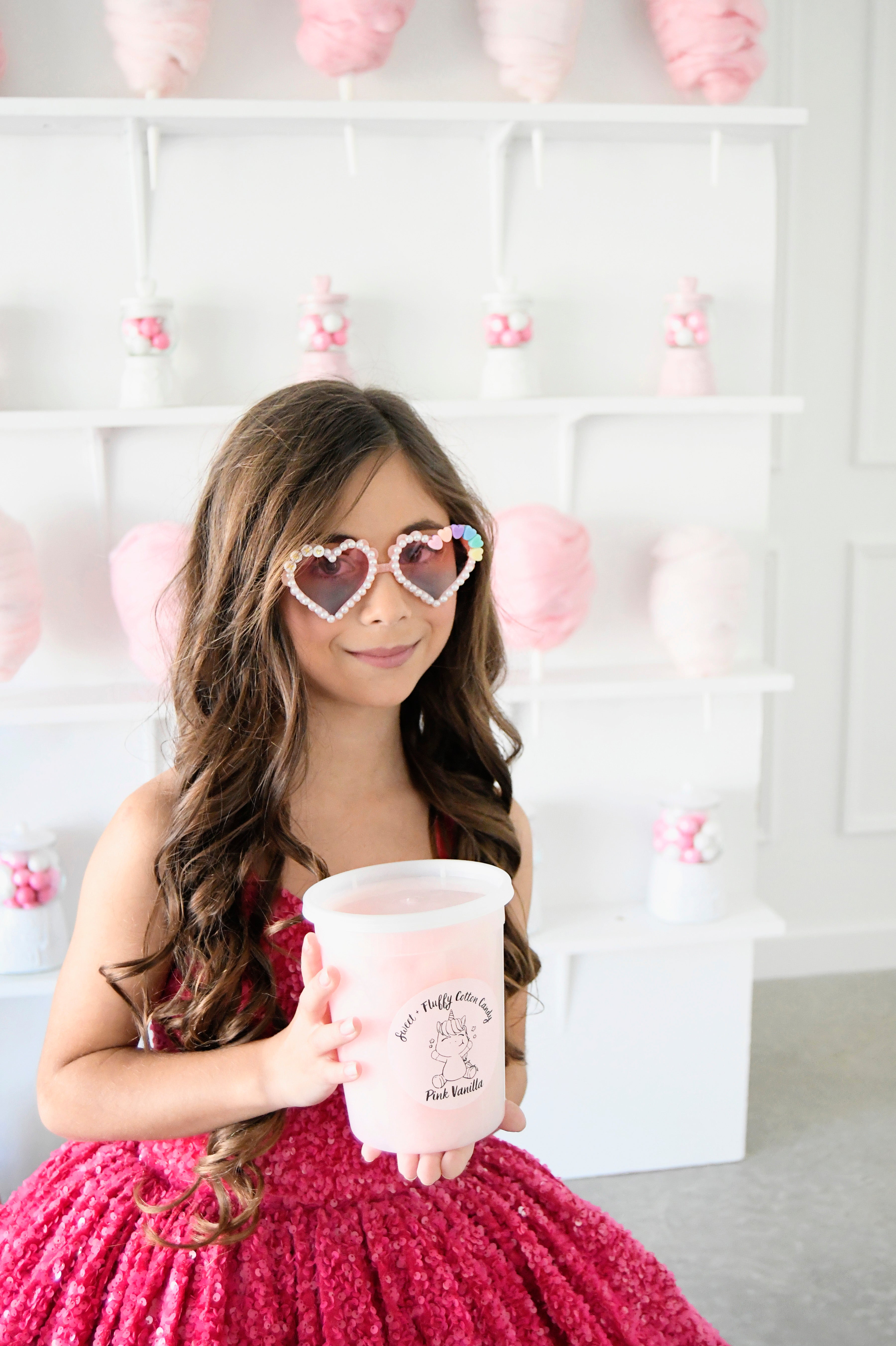 "Retro" Rainbow- high low gown ( 4 Year - Petite 5 Year) up to petite 6 year