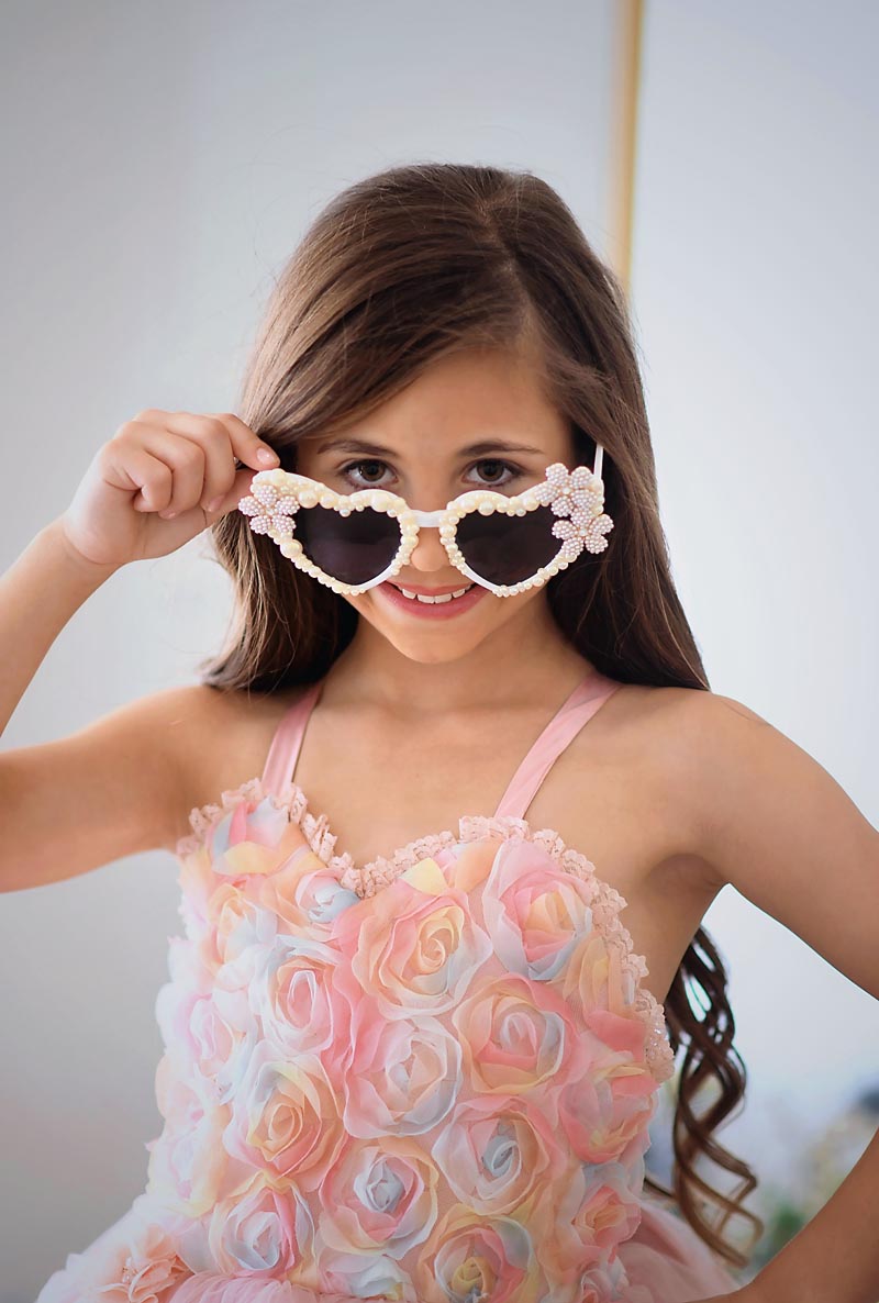 Sunshine Bouquet-Blooms- Floor length gown (6 year- 8 year)