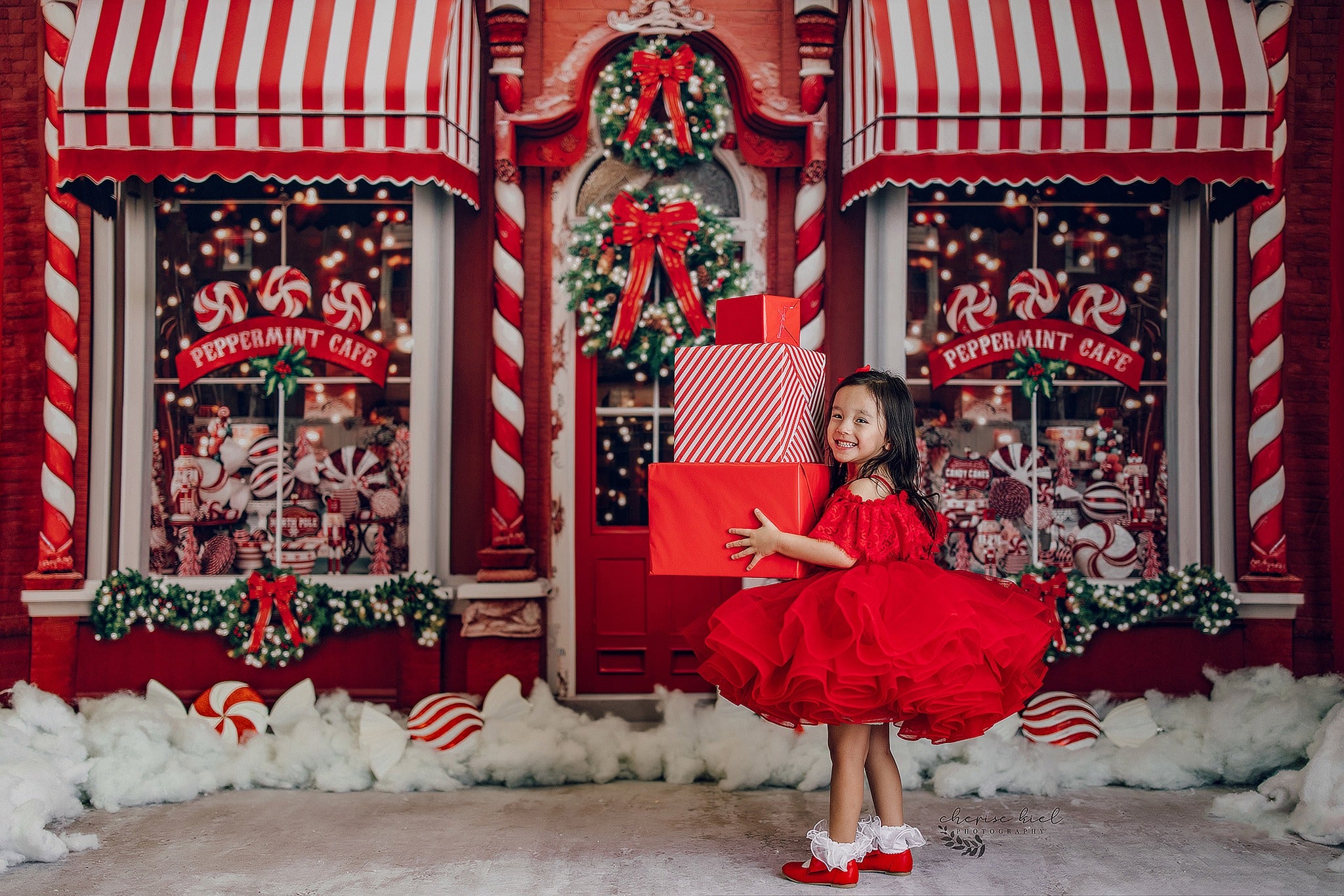 Rental gowns for christmas sessions, red gowns, holiday gowns, dream dress sessions, photography christmas sessions, gowns for photography. children's rental gowns, Red Christmas gown, princess inspired dress