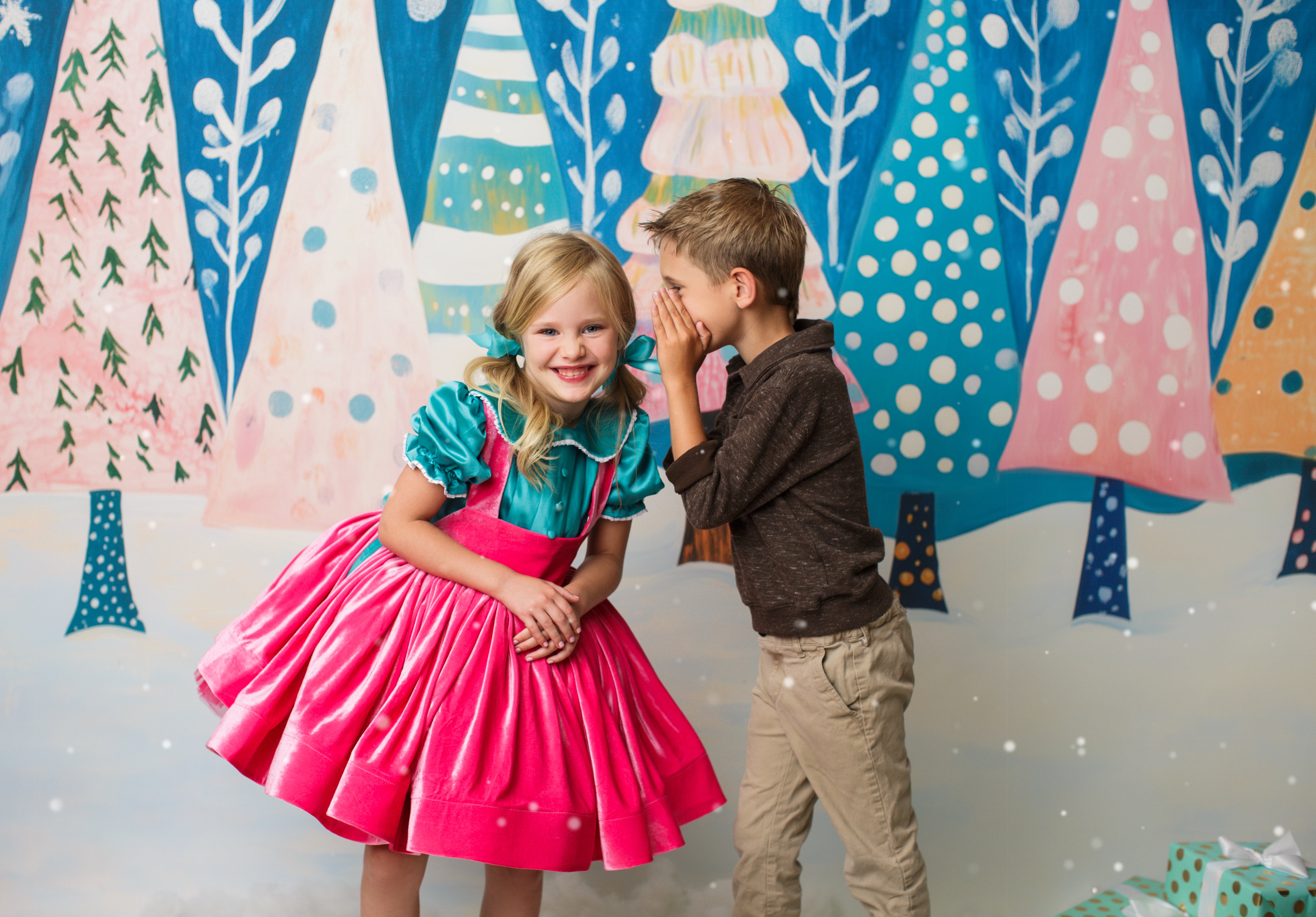 "Candy Affair Dress" - petal length dress ( 6 Year - 7 Year)