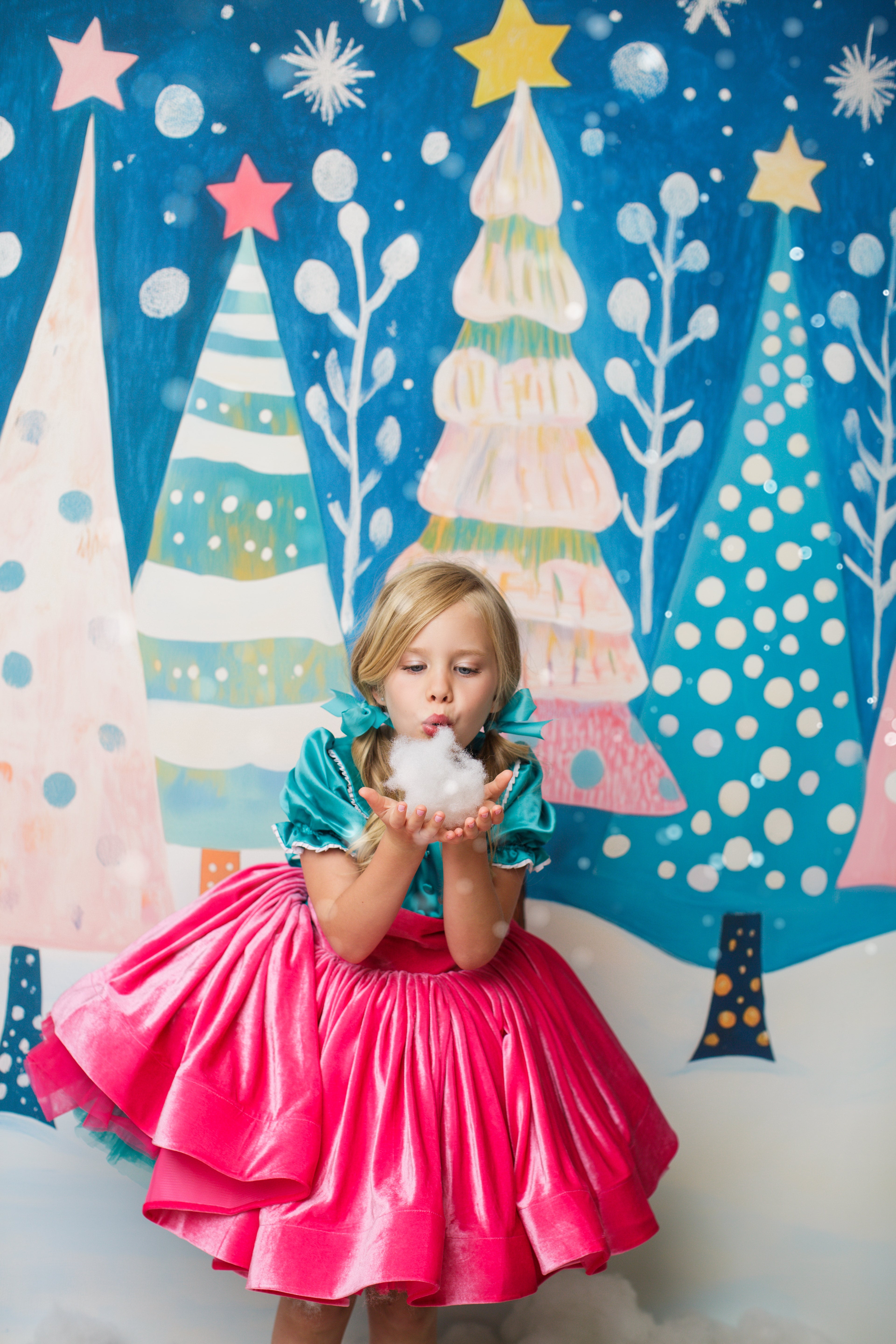 "Candy Affair Dress" - petal length dress ( 6 Year - 7 Year)