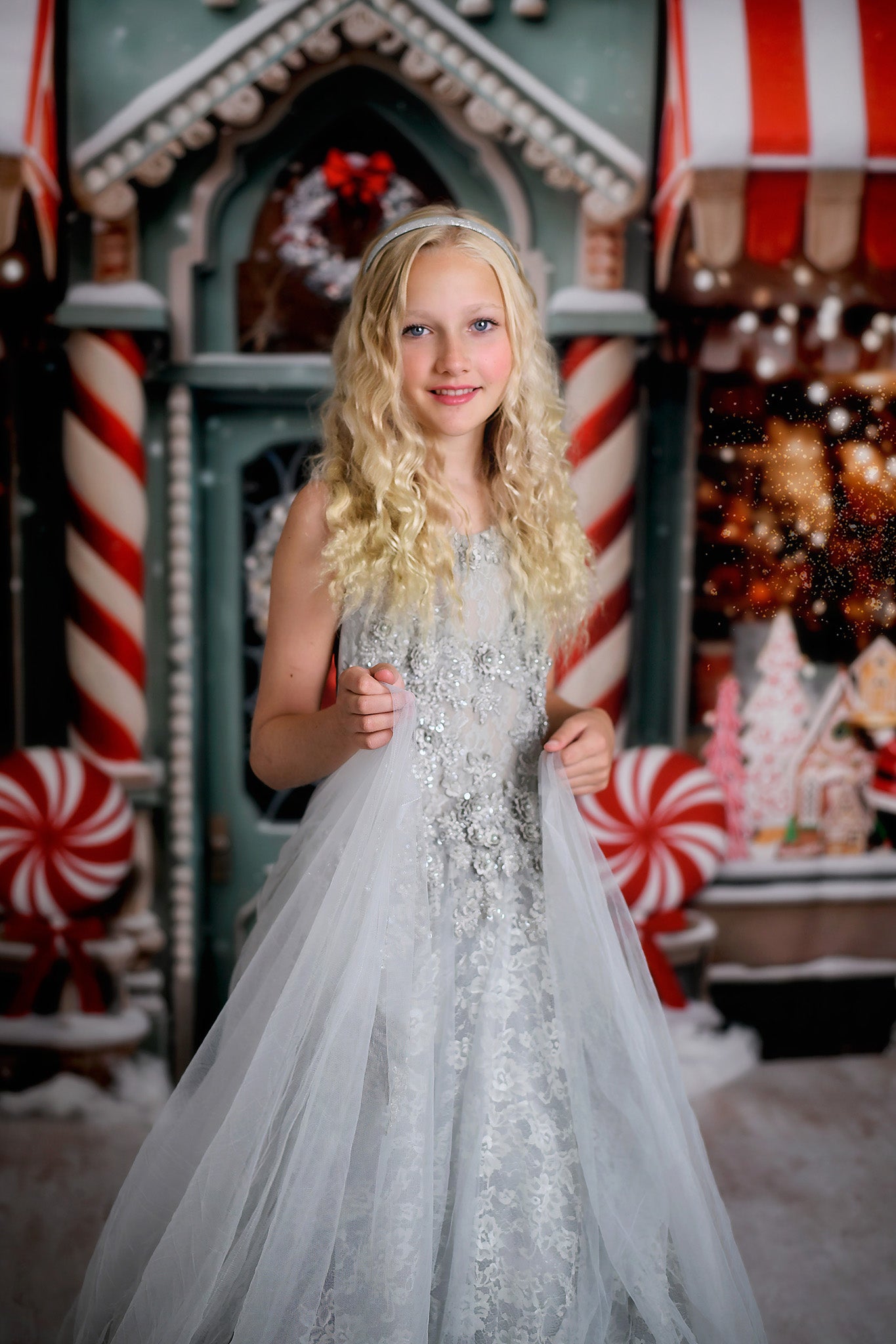 "Ringing Bells" – Adjustable Floor-Length Gown (Teen to Adult Fit)