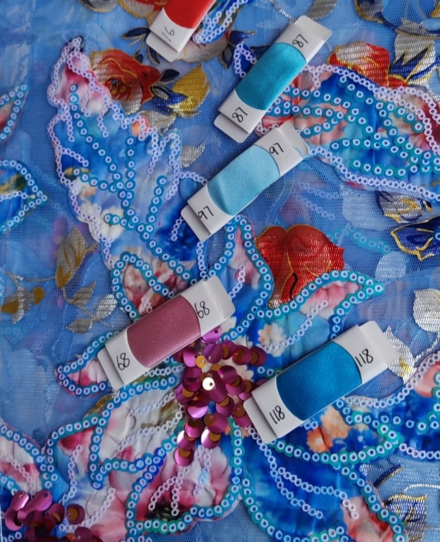 REMNANT blue sequin