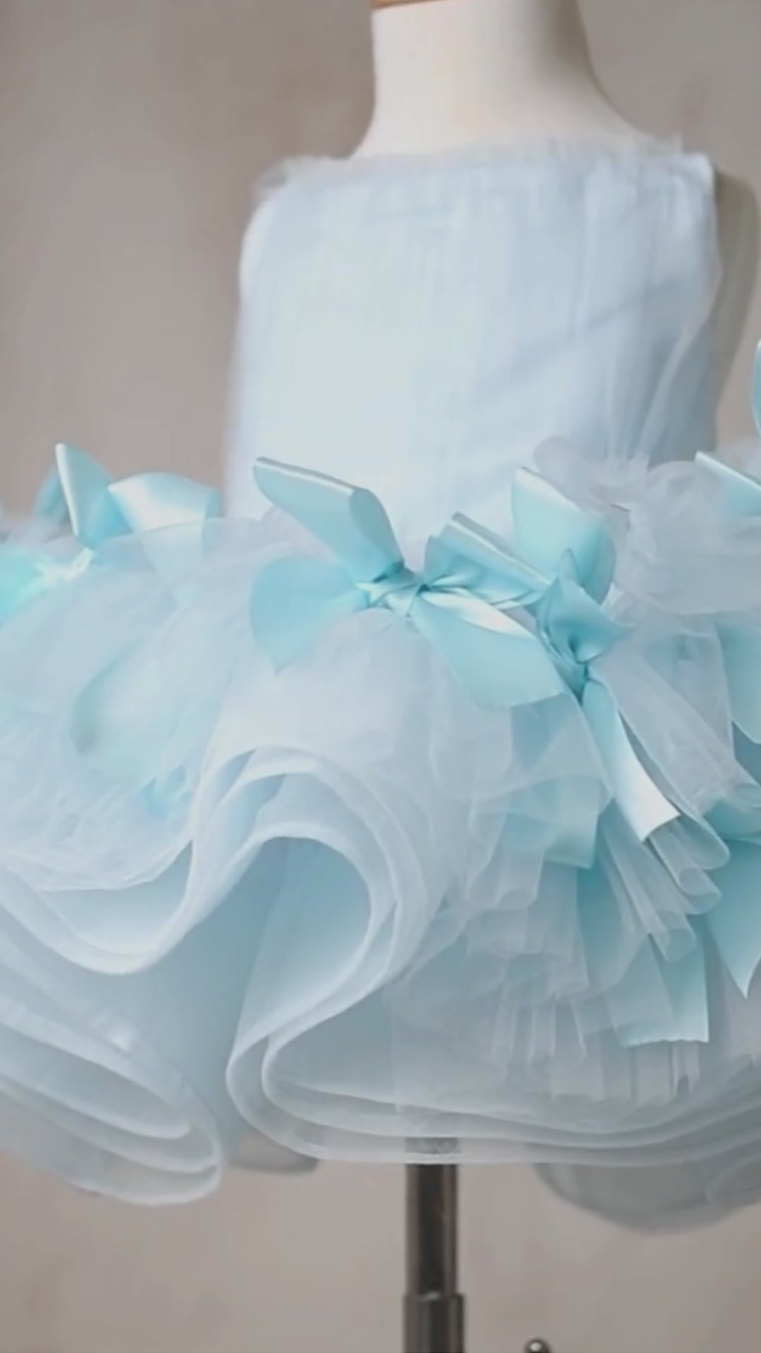 Timeless elegance meets charm in the Bows of Grace short gown.