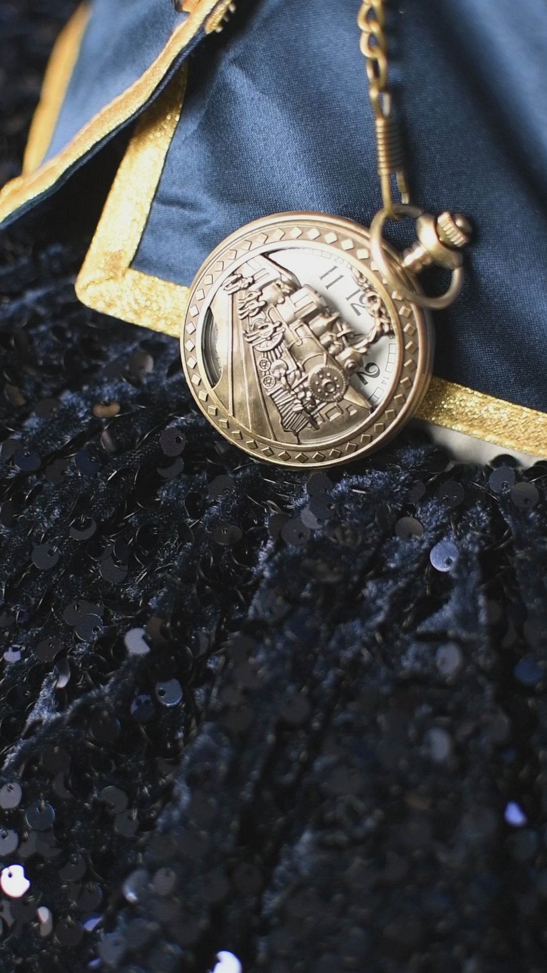 Luxury conductor-inspired holiday gown for photography sessions