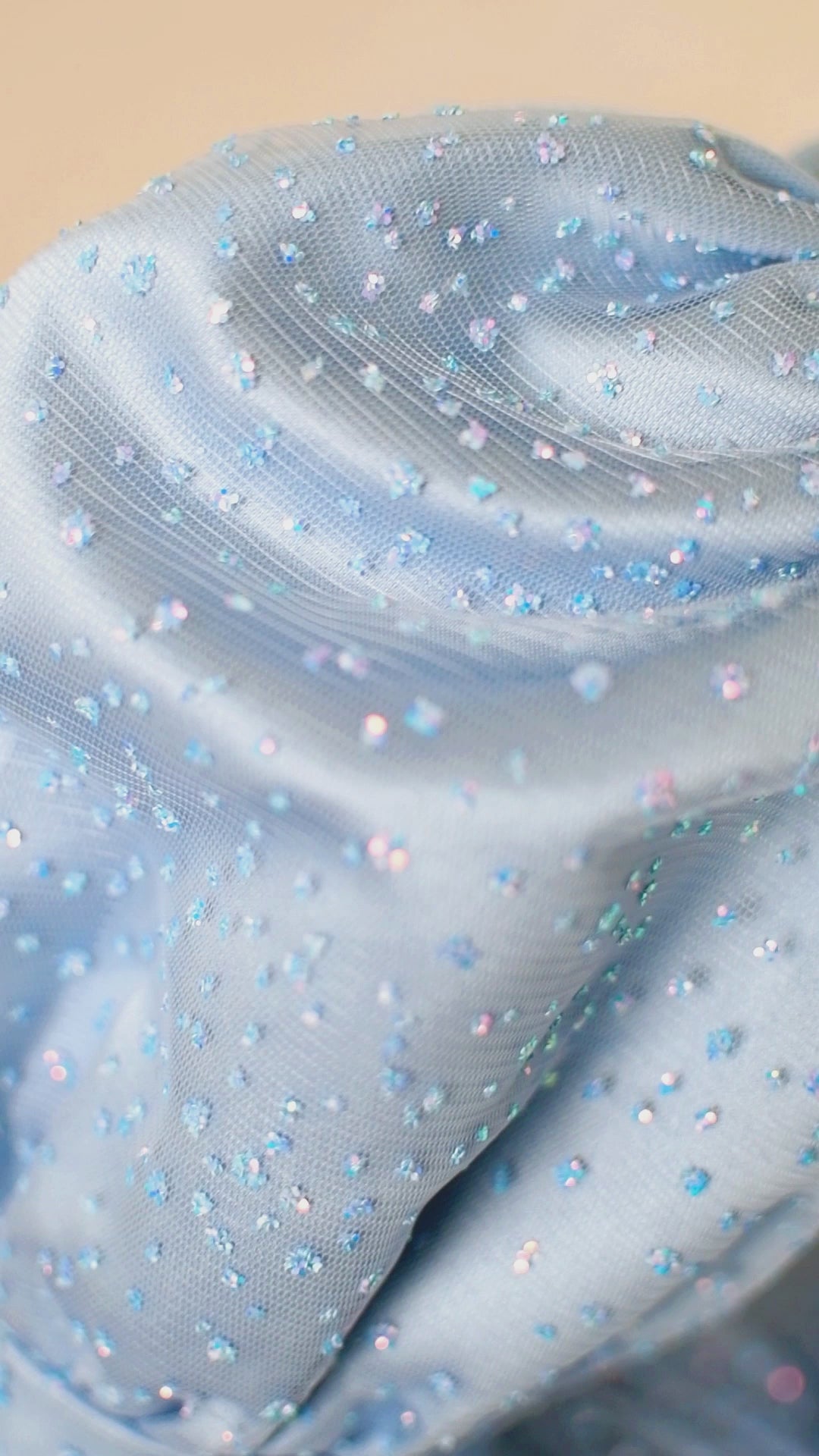 Winter wonderland fine art photo featuring Snowflake Waltz dress with sparkling silver details and voluminous skirt
