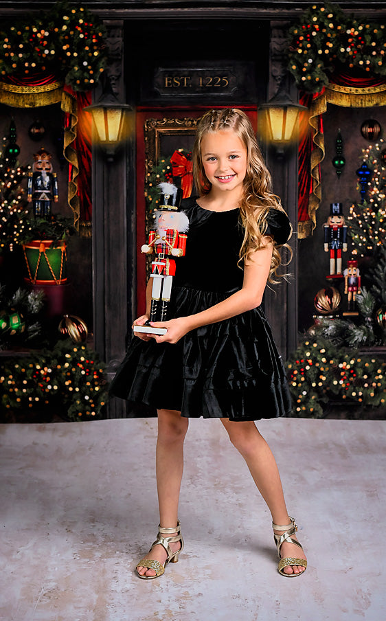 NEW Couture gown set "Sammy" - petal length dress + 3 short tulle lace skirts ( 5 Year - 7 Year)
