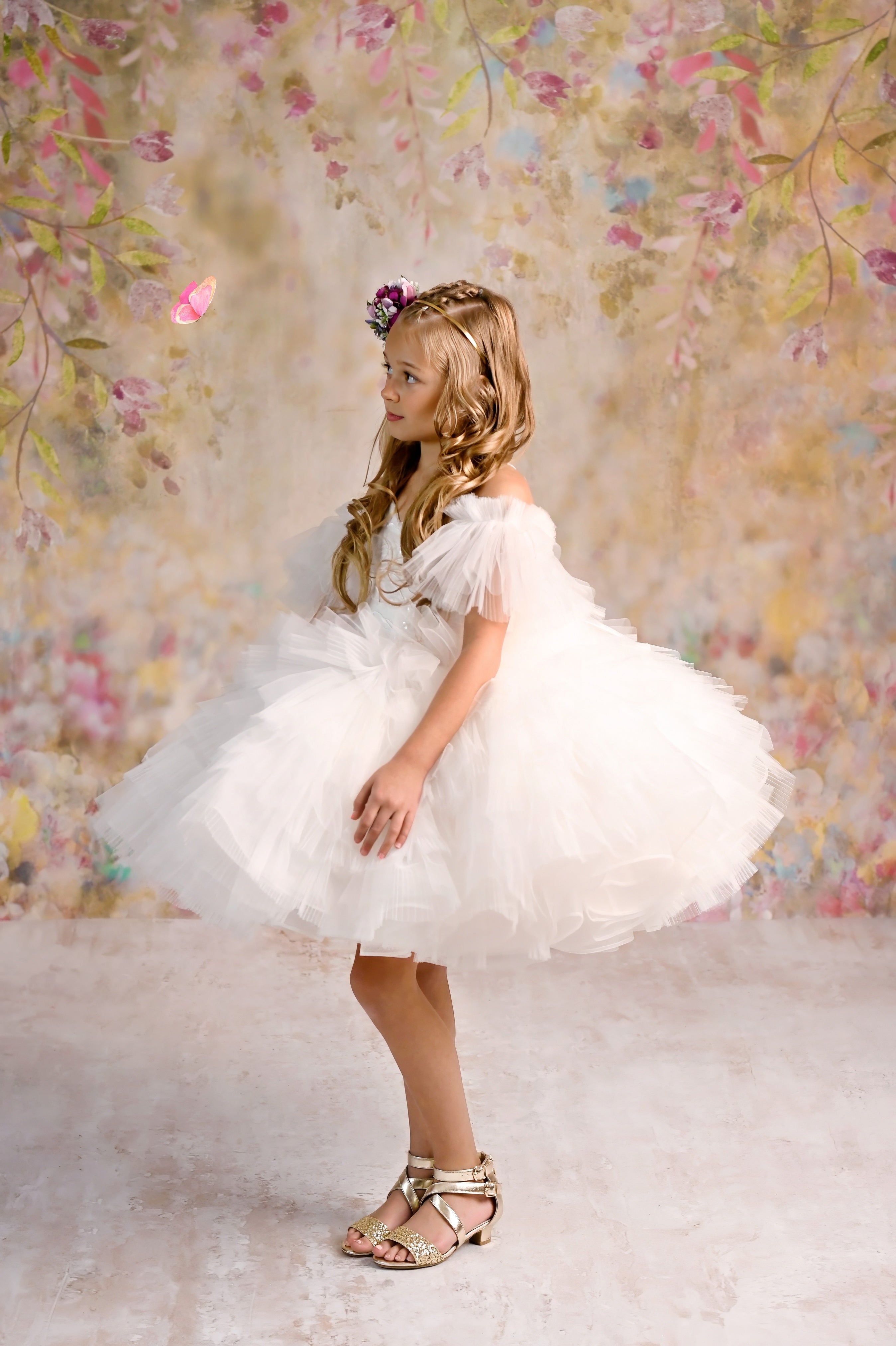 "Swan" - petal length ( 6 Year - Petite 7 Year)