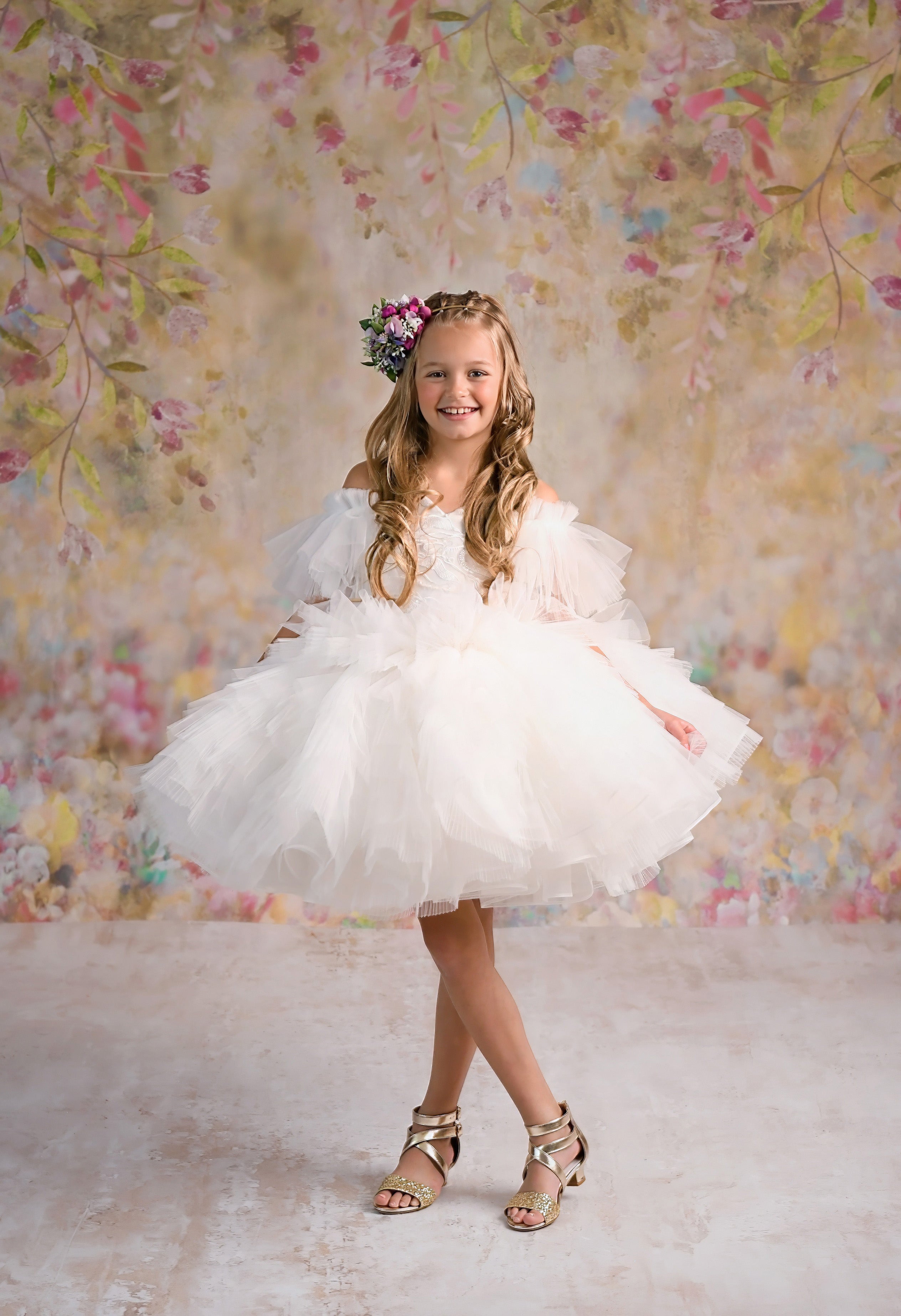 "Swan" - petal length ( 6 Year - Petite 7 Year)