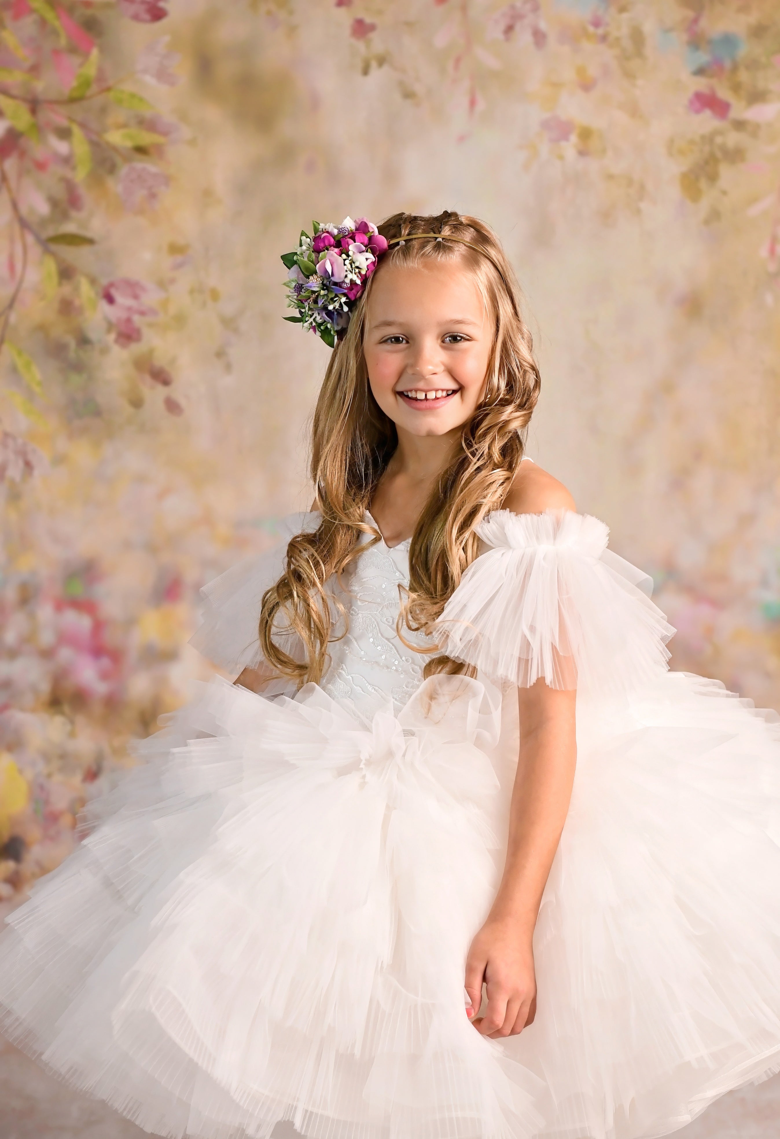"Swan" - petal length ( 6 Year - Petite 7 Year)