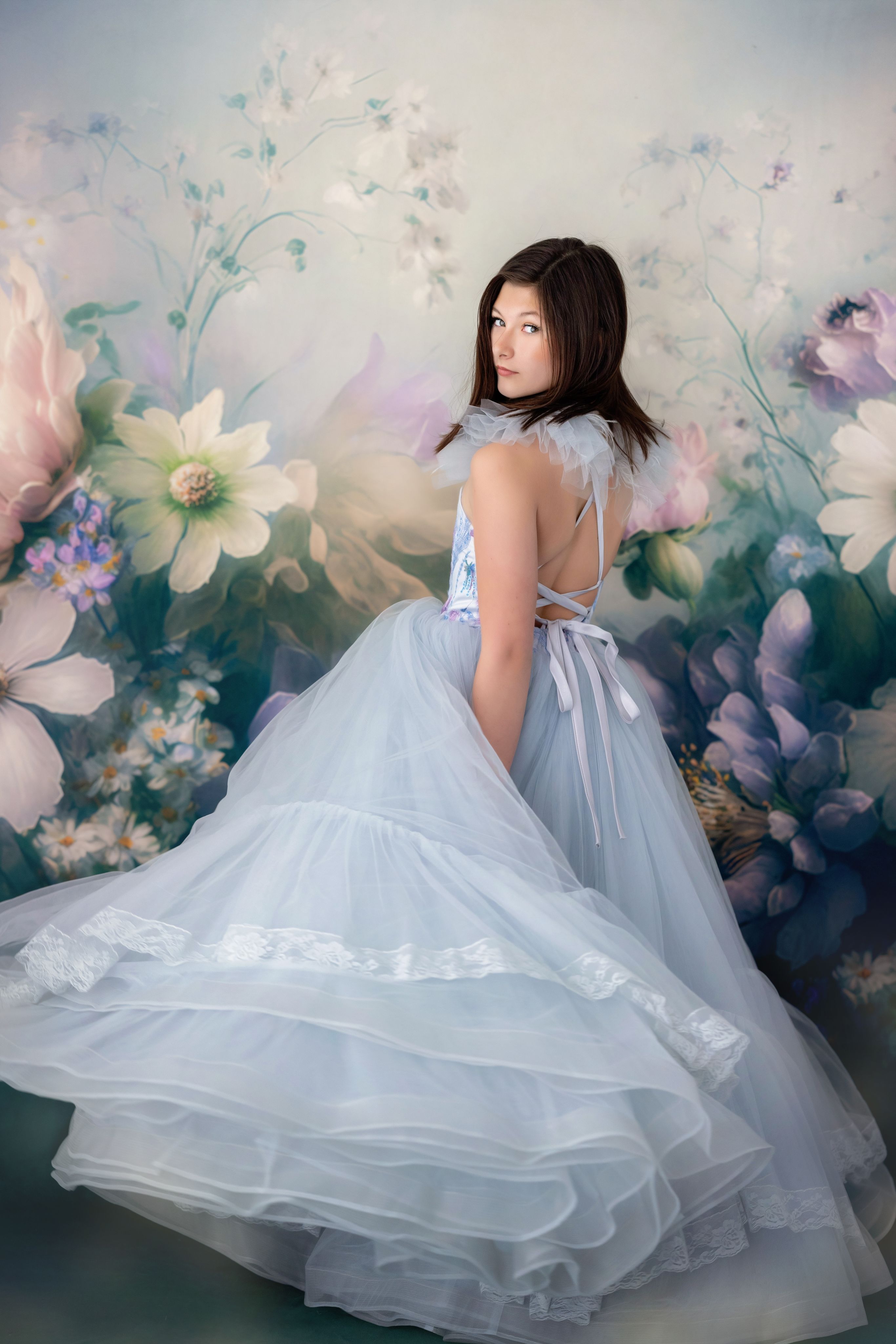"Savannah Bloom" - Floor Length ( 7 Year - Petite 9 Year)