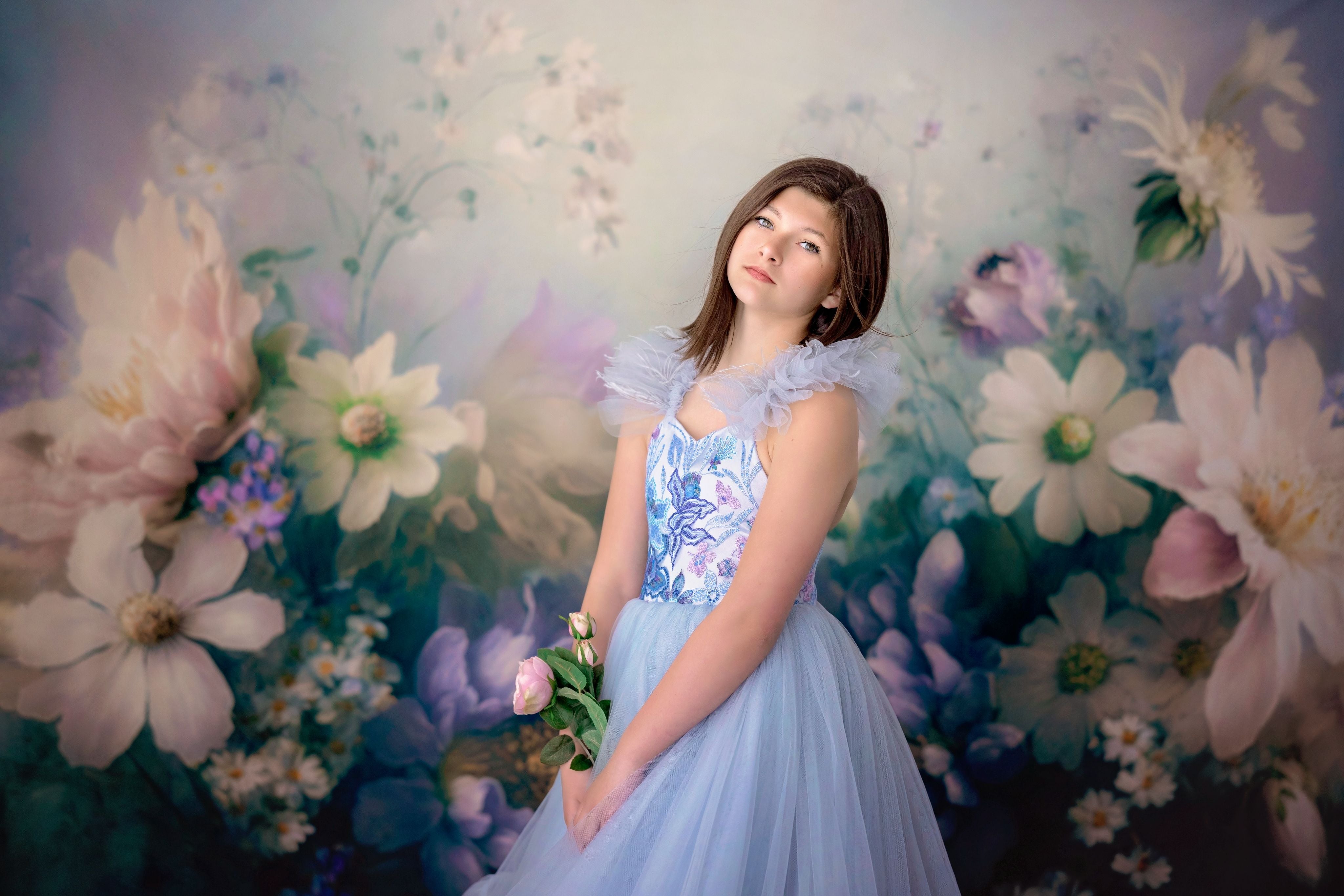 "Savannah Bloom" - Floor Length ( 7 Year - Petite 9 Year)