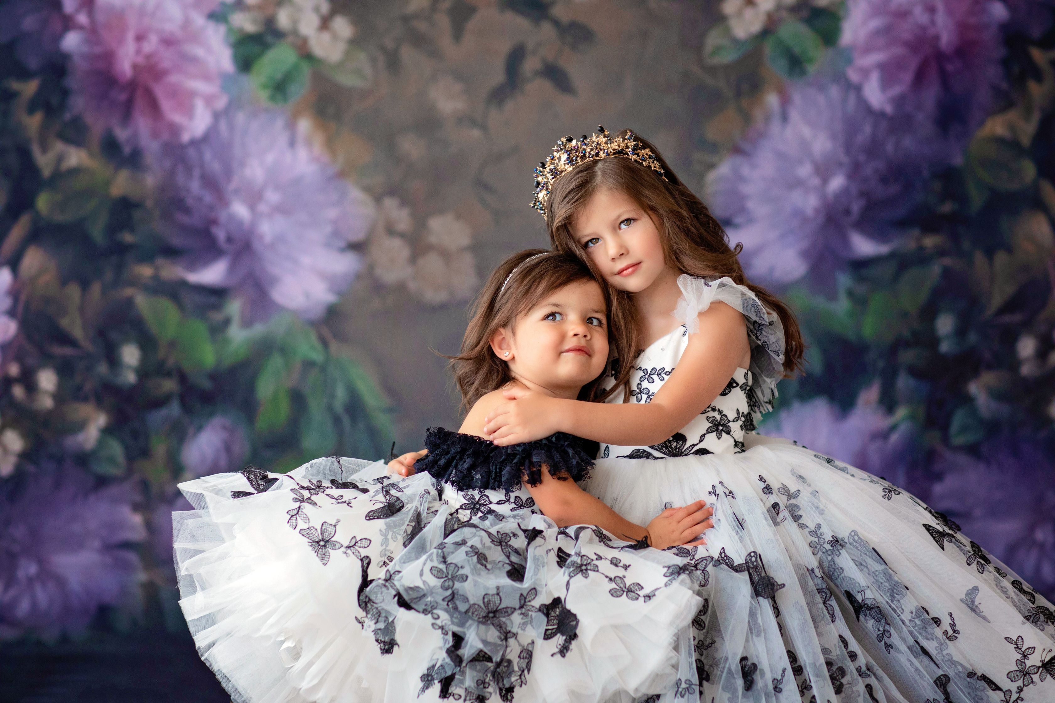 Butterfly Song Gown- select your silhouette Short Length Gown Editorial Dress, Couture Gown, Special Occasion Dress