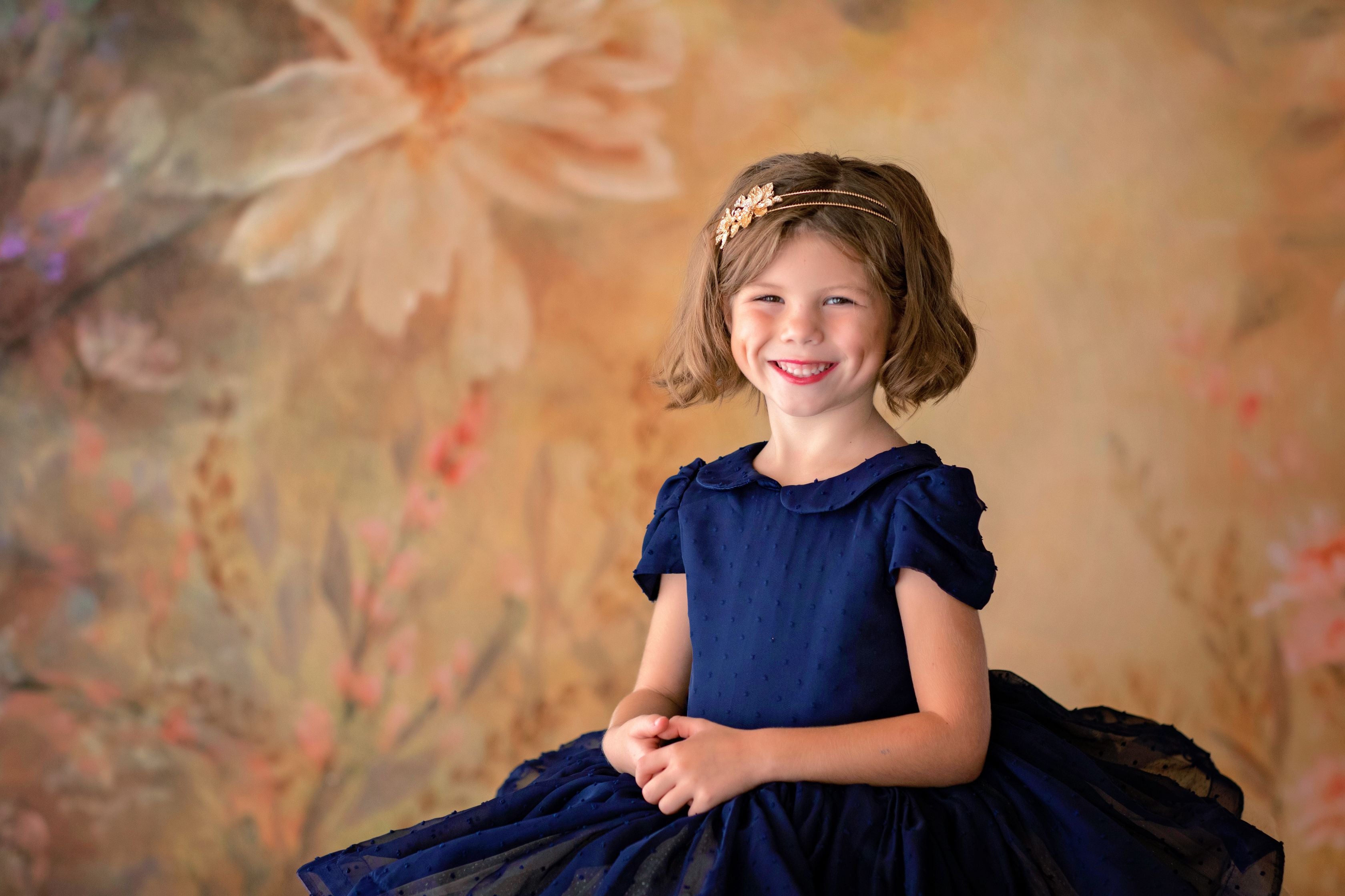 "Ellysyn" - Petal Length Dress + Bloomers - ( 4 Year - Petite 6 Year)