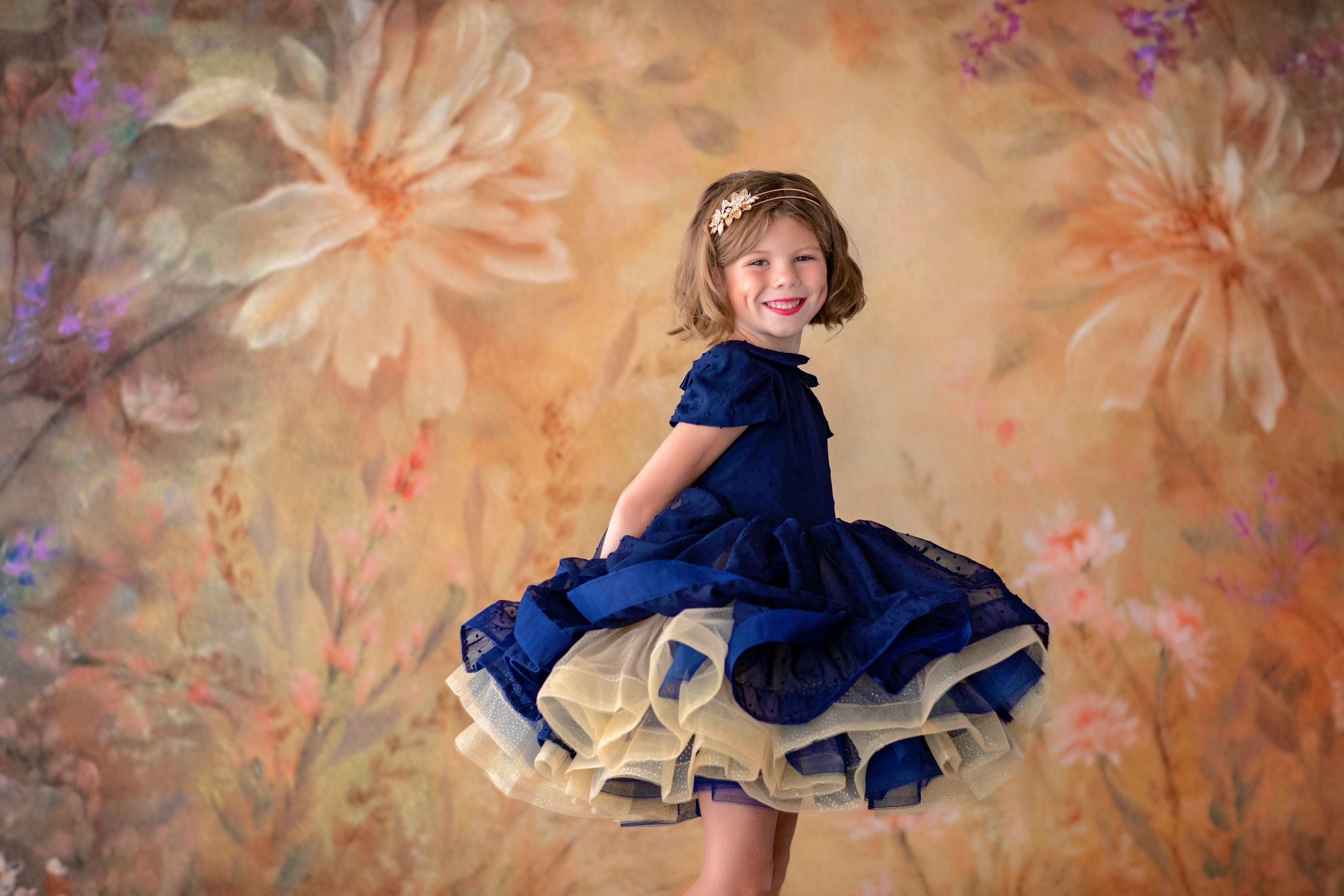 "Ellysyn" - Petal Length Dress + Bloomers - ( 4 Year - Petite 6 Year)