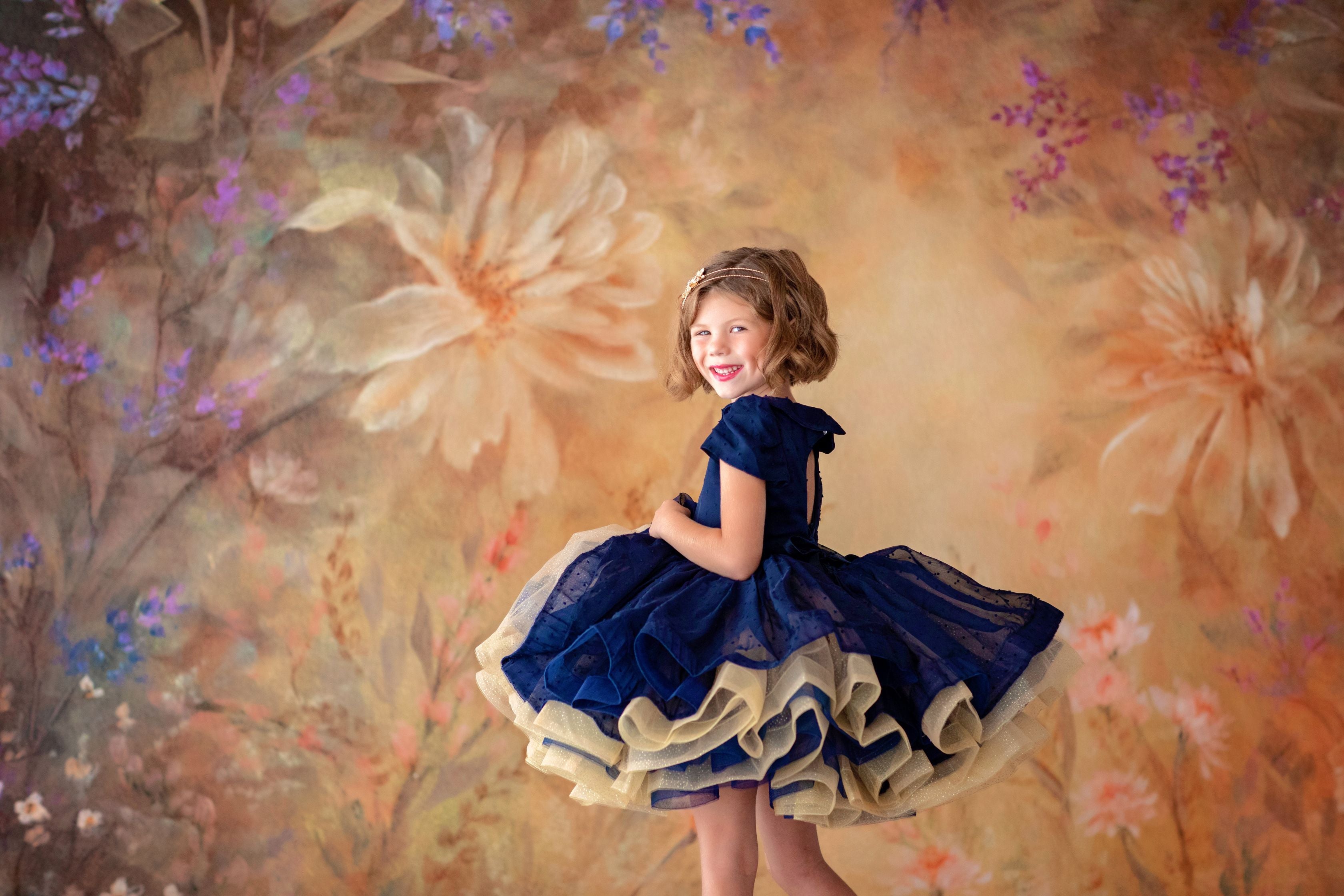 "Ellysyn" - Petal Length Dress + Bloomers - ( 4 Year - Petite 6 Year)