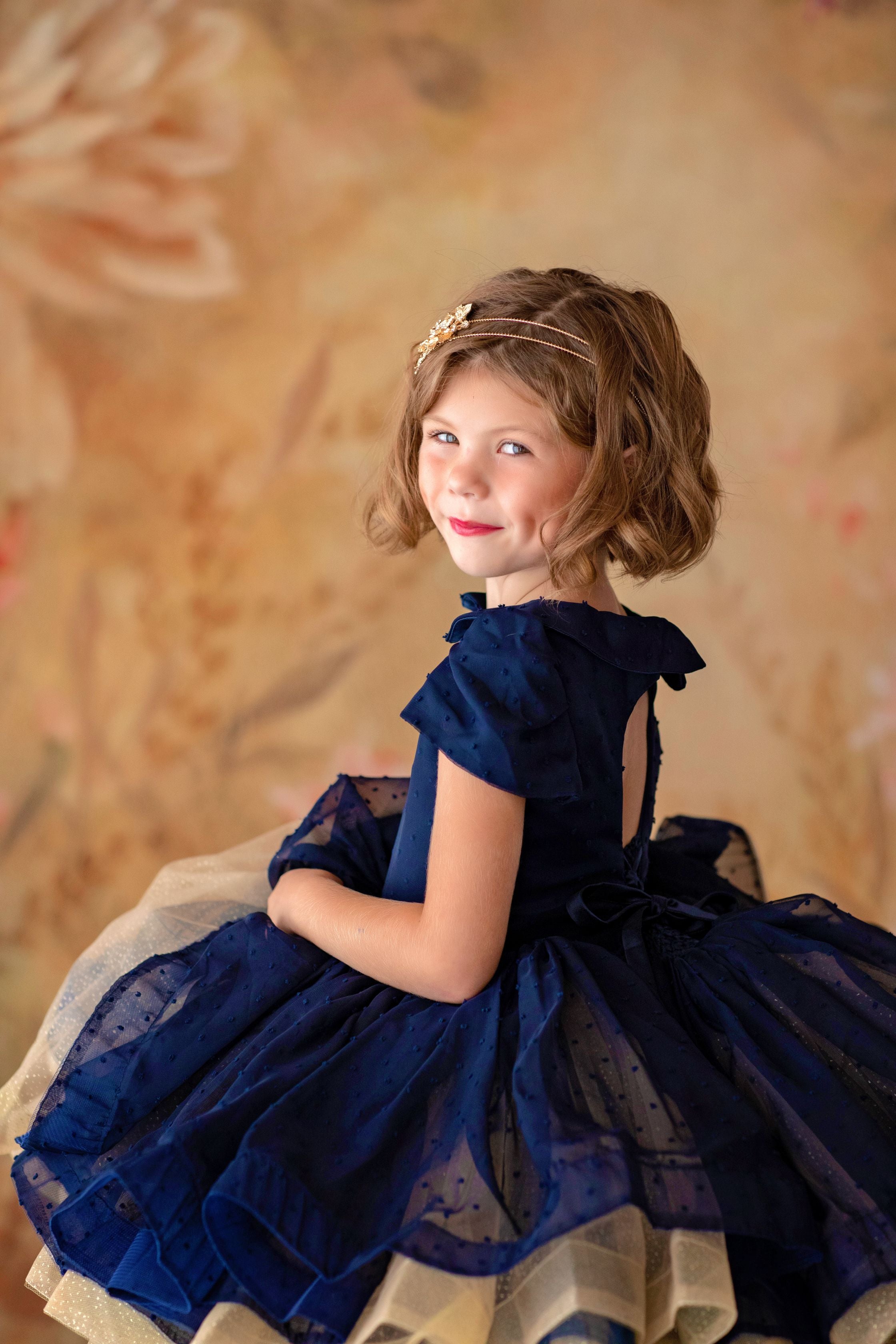 "Ellysyn" - Petal Length Dress + Bloomers - ( 4 Year - Petite 6 Year)