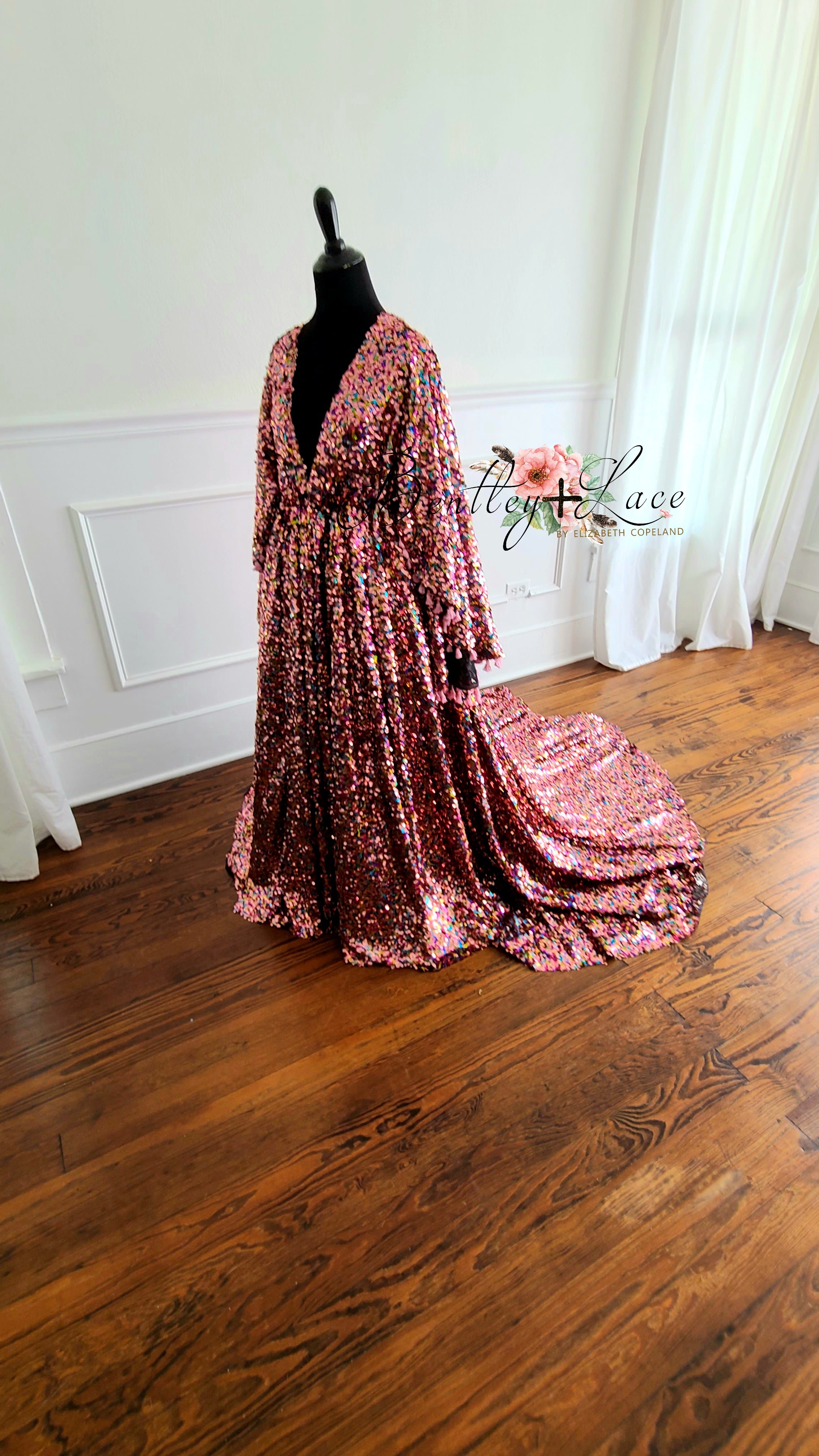 EUC RETIRED RENTAL Lisa-Beautiful boho inspired gown - (TEEN-ADULT)