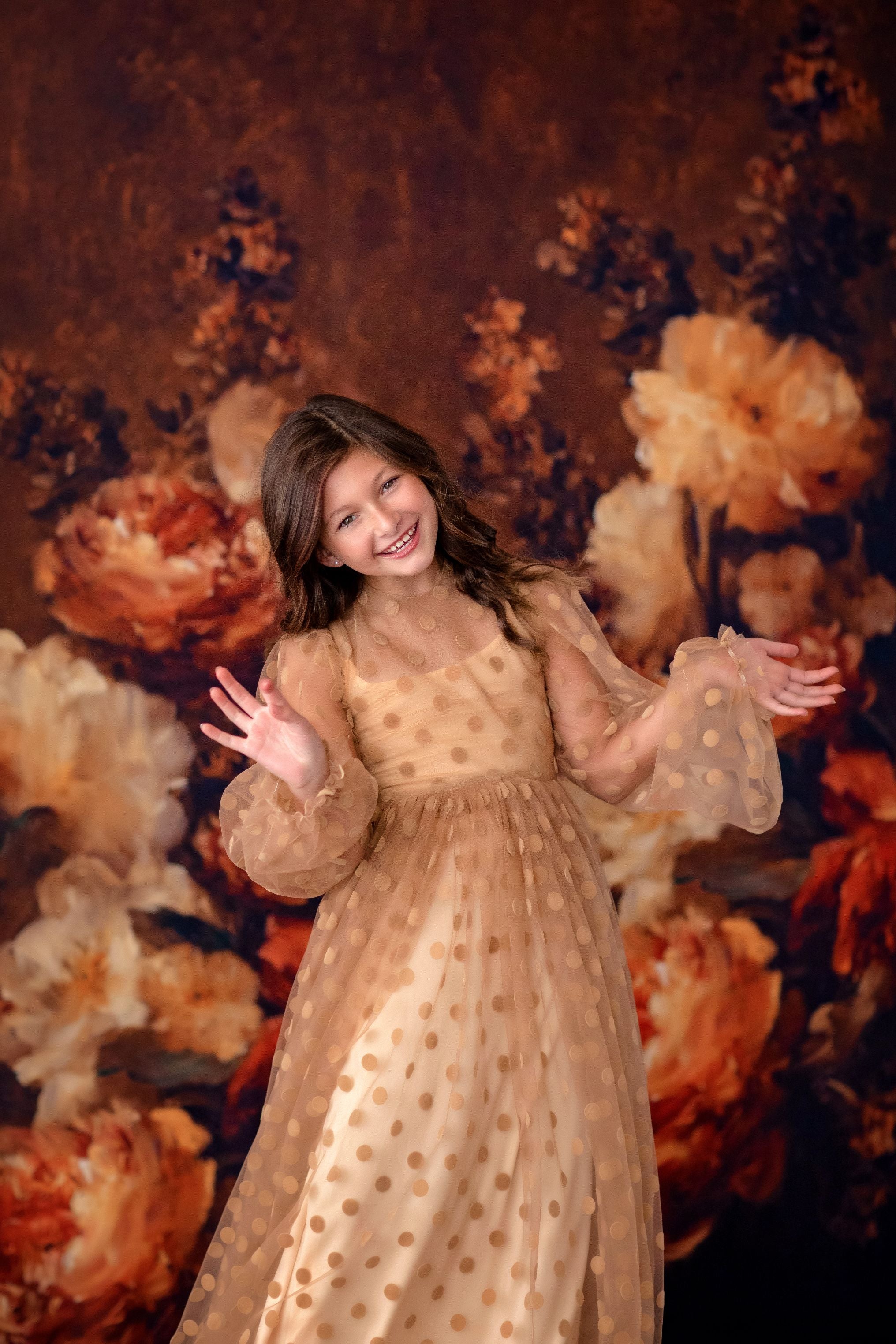 "Sara"-Beautiful boho inspired gown - (5 - 8 YEAR)