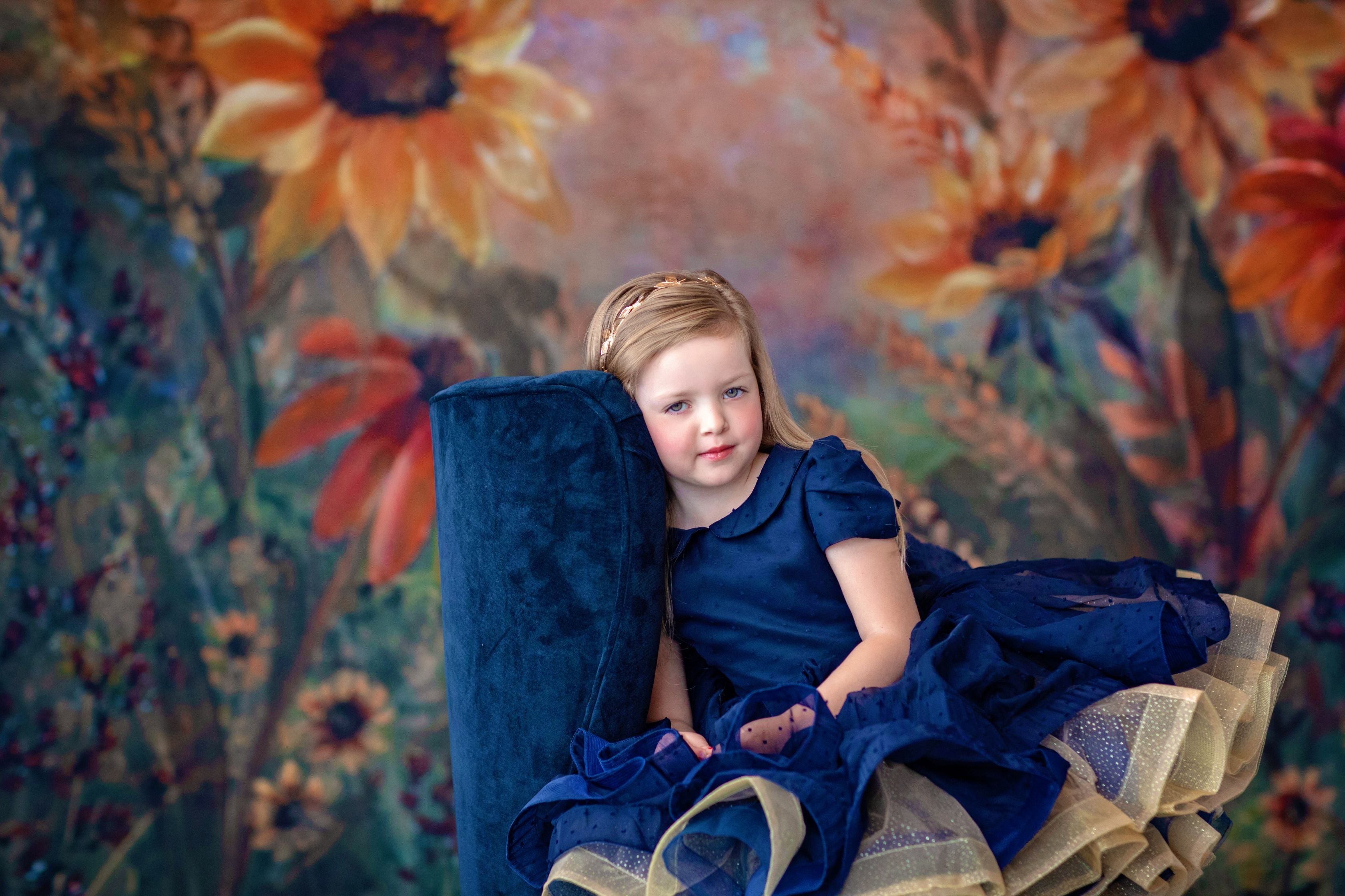 "Ellysyn" - Petal Length Dress + Bloomers - ( 4 Year - Petite 6 Year)