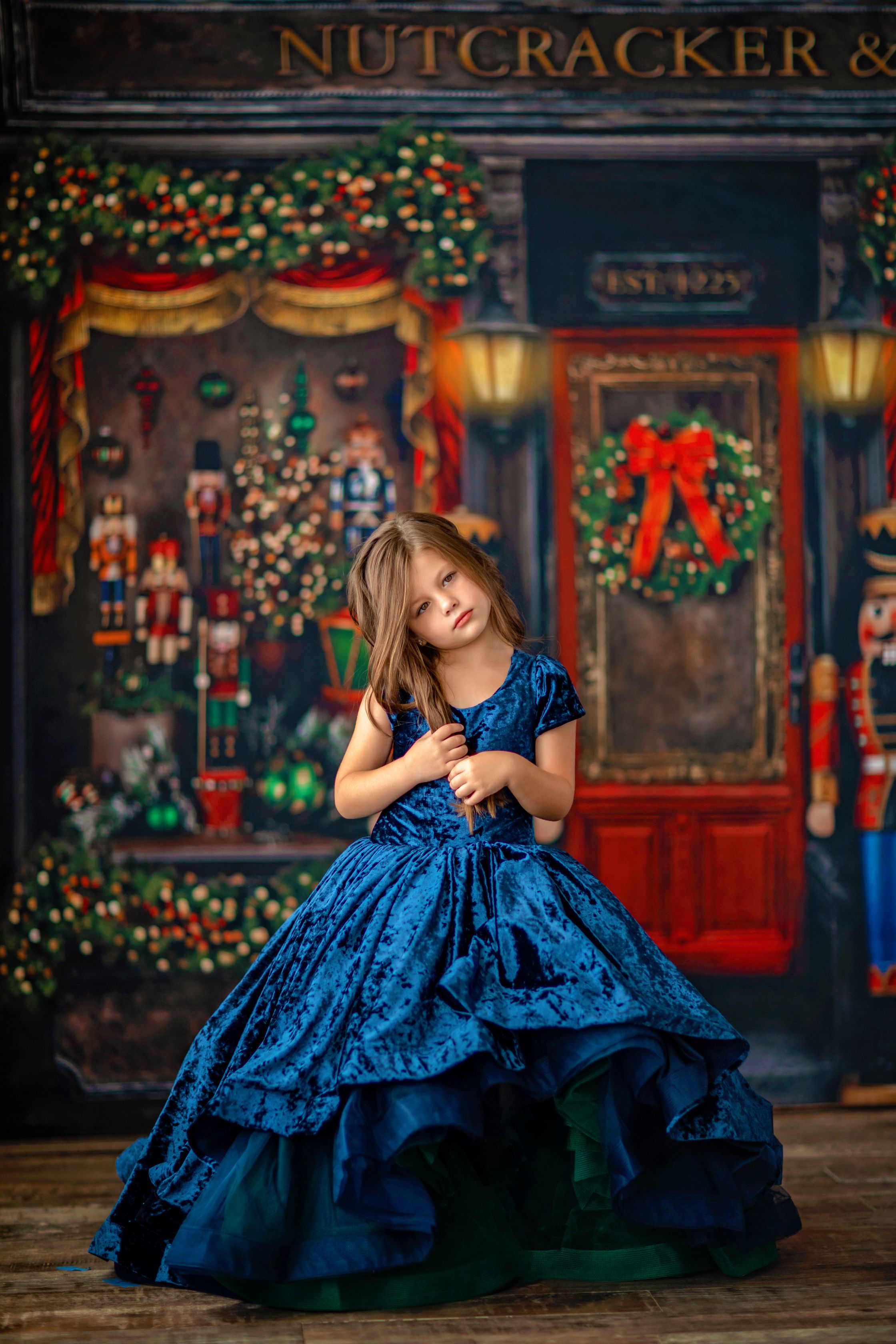 couture gown rental - Holiday couture gown rental -perfect for photography sessions using babydream backdrops and other fine art drops.