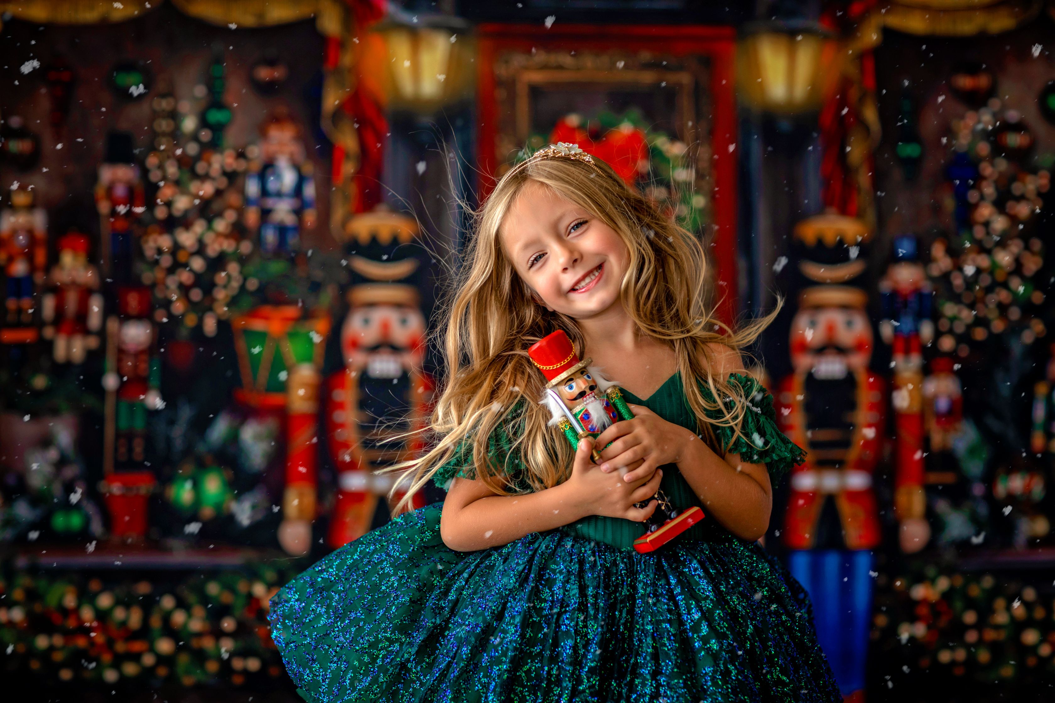 "Evergreen" -Vintage Short Length Dress ( 5 Year - Petite 6 Year)