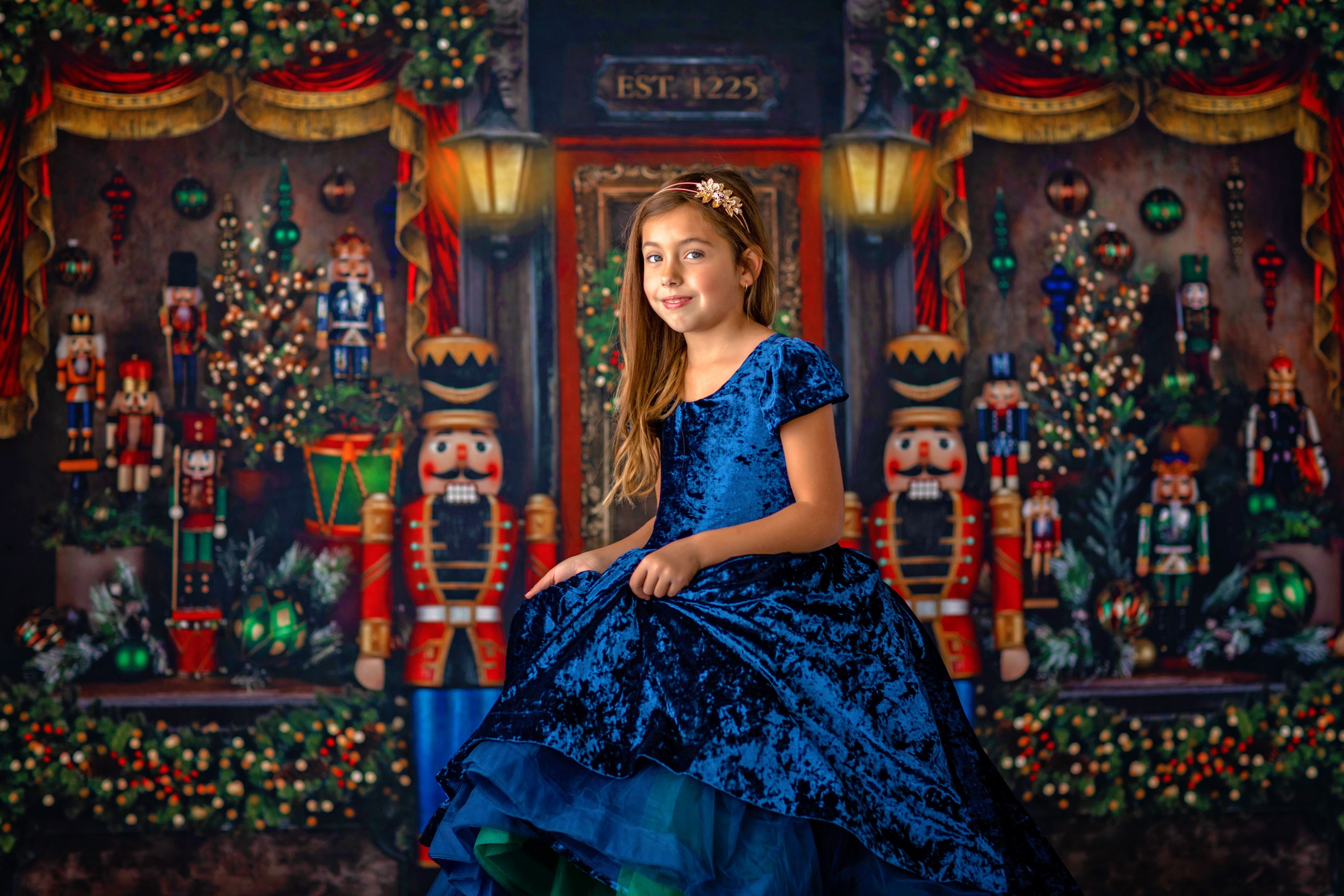 Retired rental EUC Couture gown rental: "Jules" - High Low Length Dress ( 6 Year - Petite 11 Year)