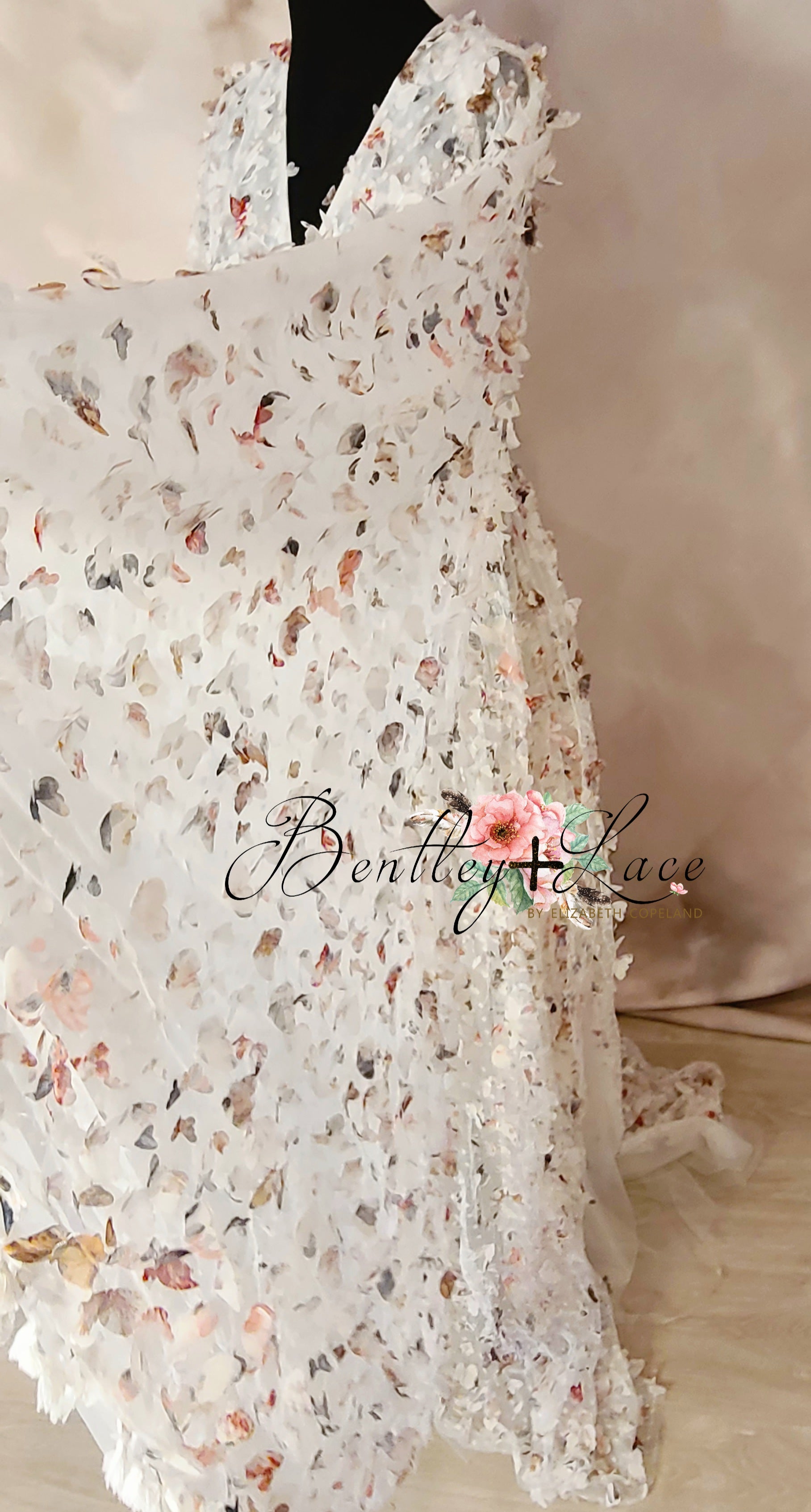 NEW Butterfly Cascades (2) Bohemian Inspired gown - bust Approx 39 (Teen/Adult) Maternity/ Non Maternity.