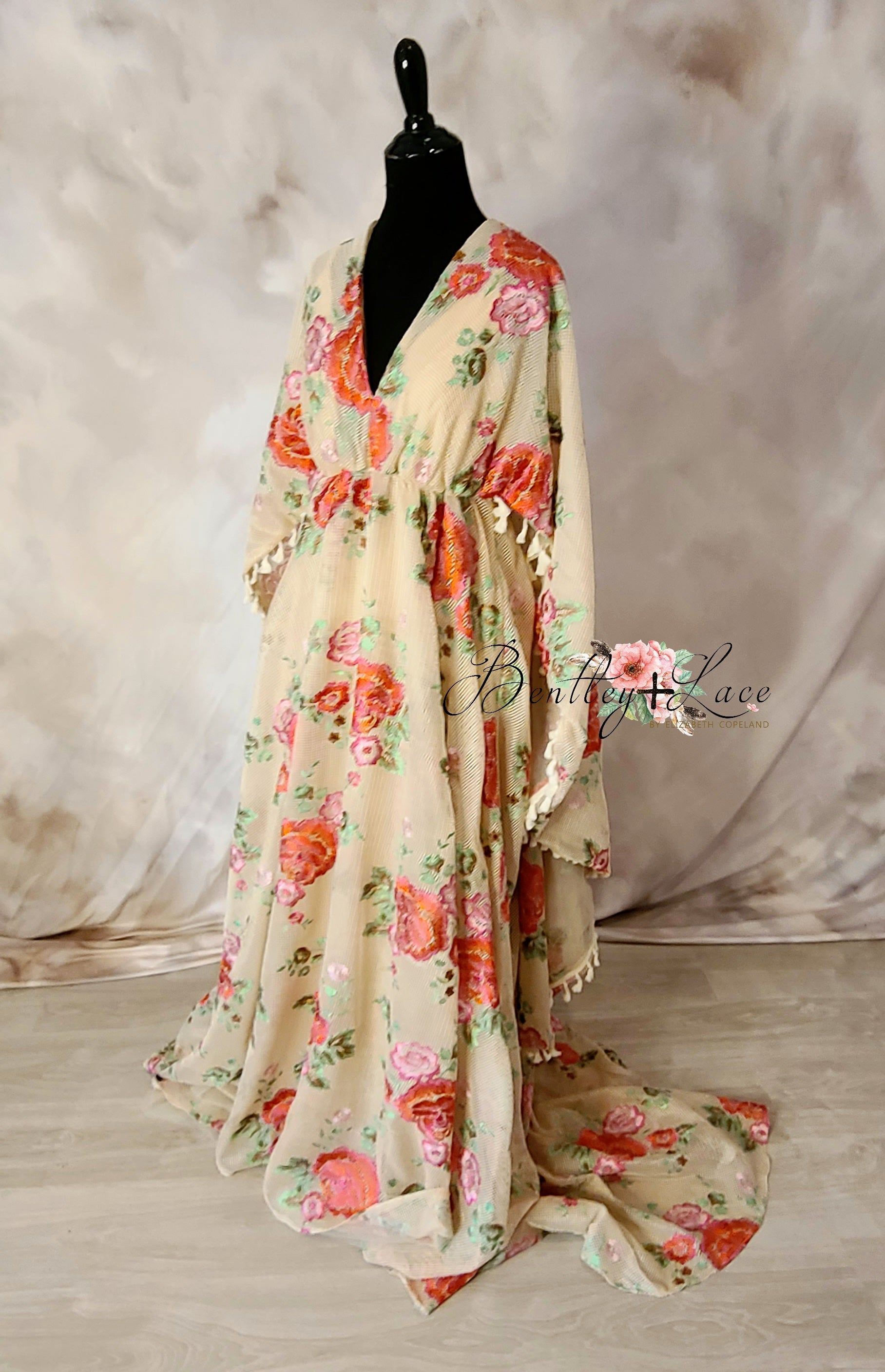 NEW Free Spirit in Sand Bohemian Inspired gown (Teen/Adult) Maternity/ Non Maternity.