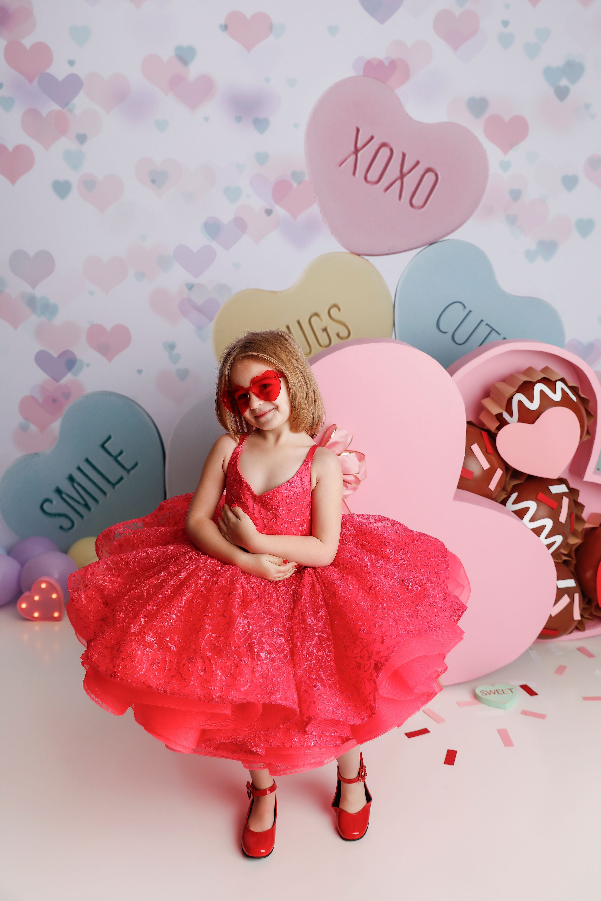 "Whit" Petal Length Dress Pink - detachable sleeves (4 Year - Petite 5 Year- up to possible 6.)