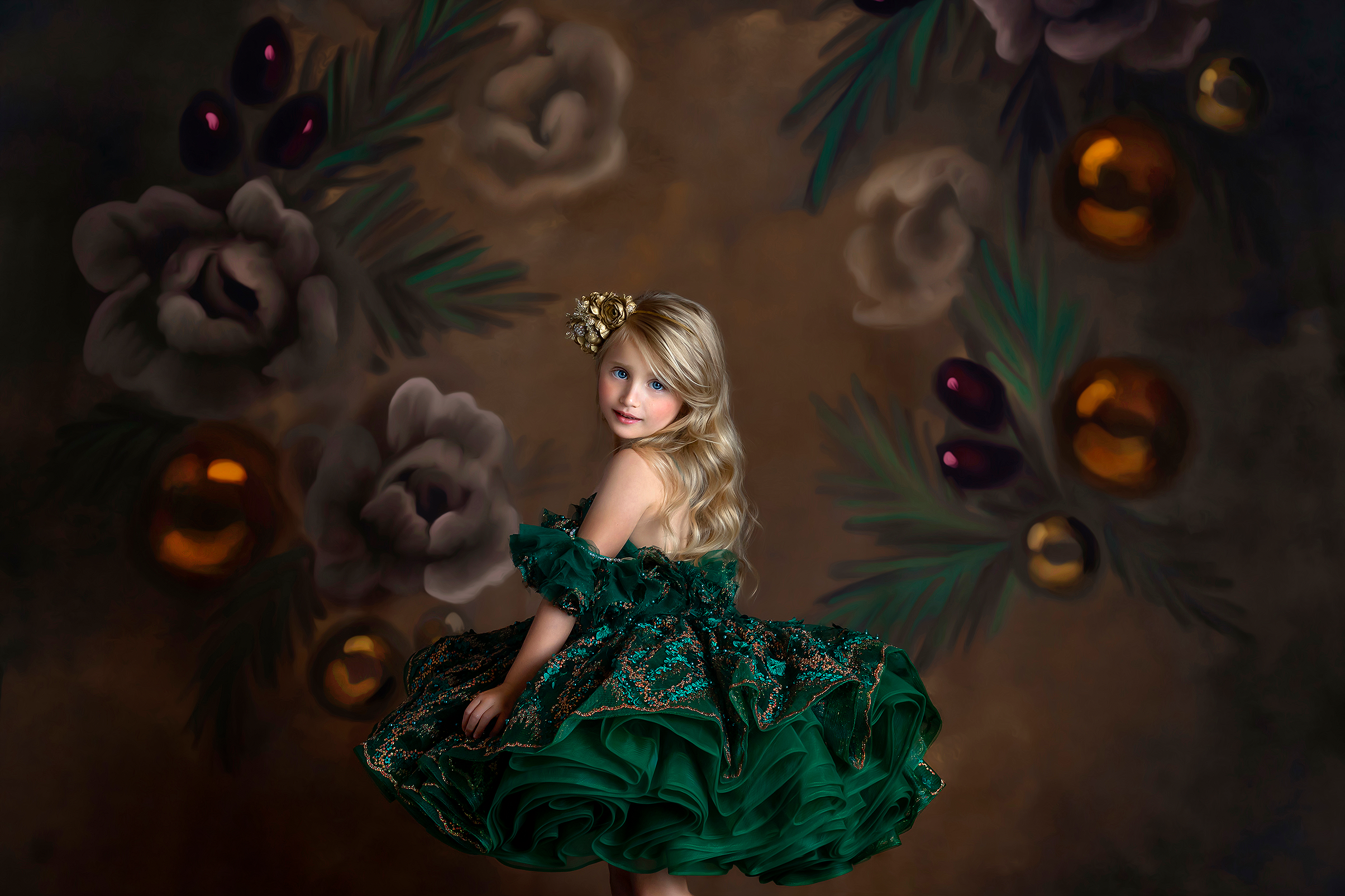 "Jewel" Petal Length Dress ( 4 Year - Petite 5 Year)