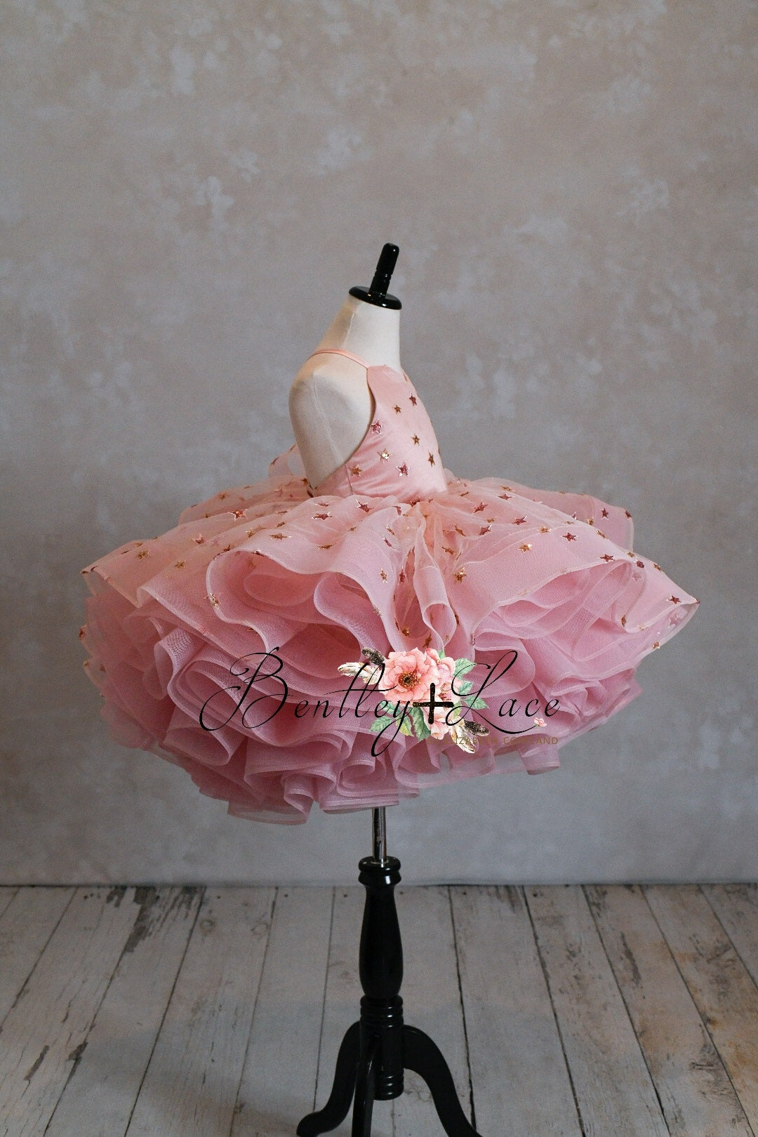 REMNANT NUDE SEQUIN BUTTERFLY