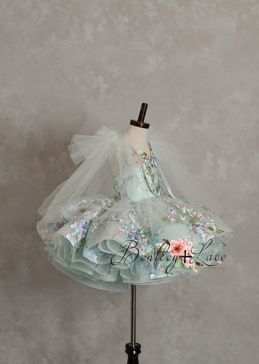 RETIRED RENTAL EUC  will come with CAPE - Brynn "Gardenia" -  Petal Length Dress ( 4 Year - Petite 5 Year)