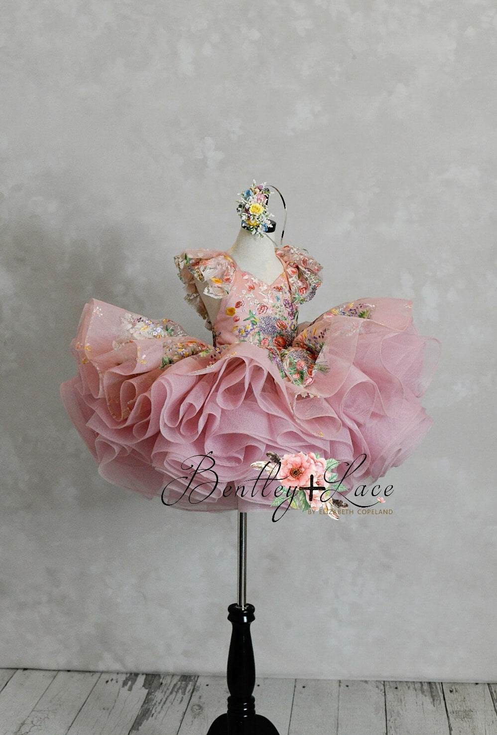 "Lola" - Petal Short Length Dress ( 6 Year - Petite 7 Year)