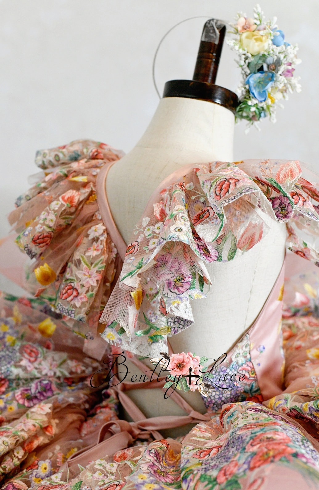 "Lola" - Petal Short Length Dress ( 6 Year - Petite 7 Year)