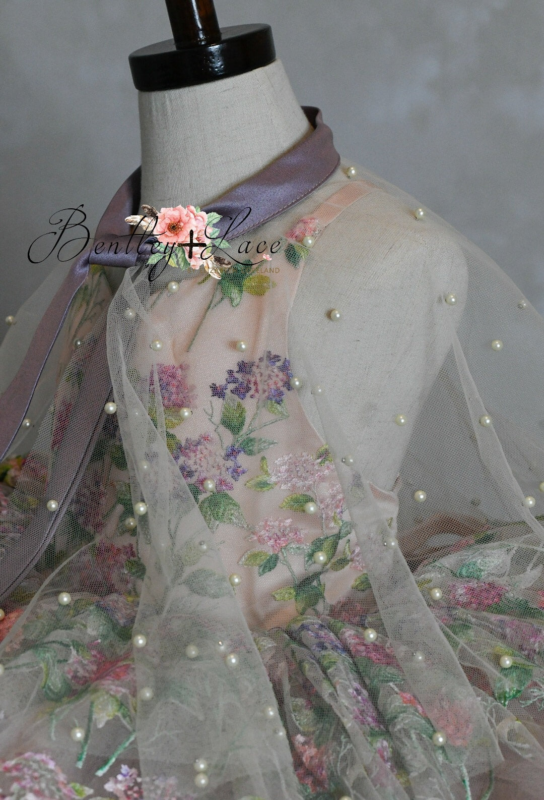 RETIRED RENTAL EUC "Delilah" -  dress+detachable sleeves-Petal Length Dress ( 4 Year - Petite 5 Year)