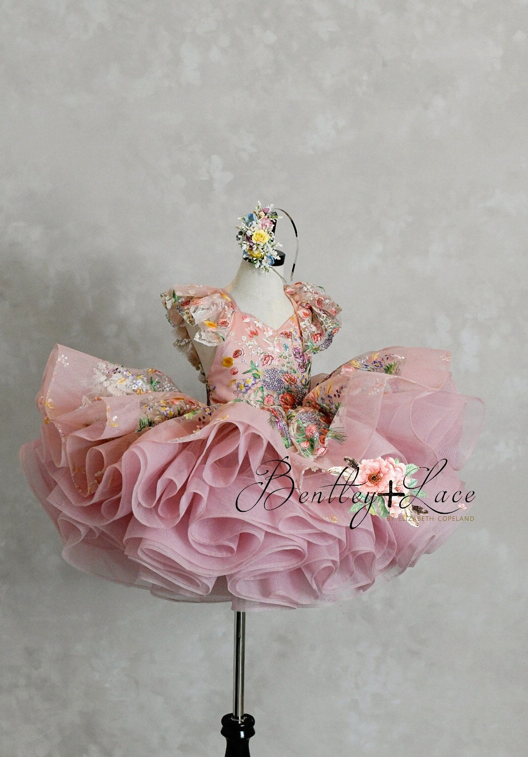 "Lola" - Petal Short Length Dress ( 6 Year - Petite 7 Year)
