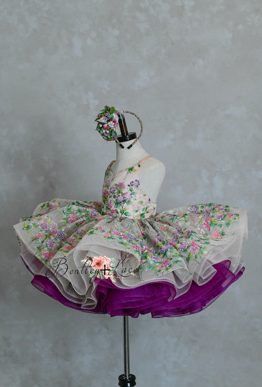 RETIRED RENTAL EUC "Delilah" -  dress+detachable sleeves-Petal Length Dress ( 4 Year - Petite 5 Year)