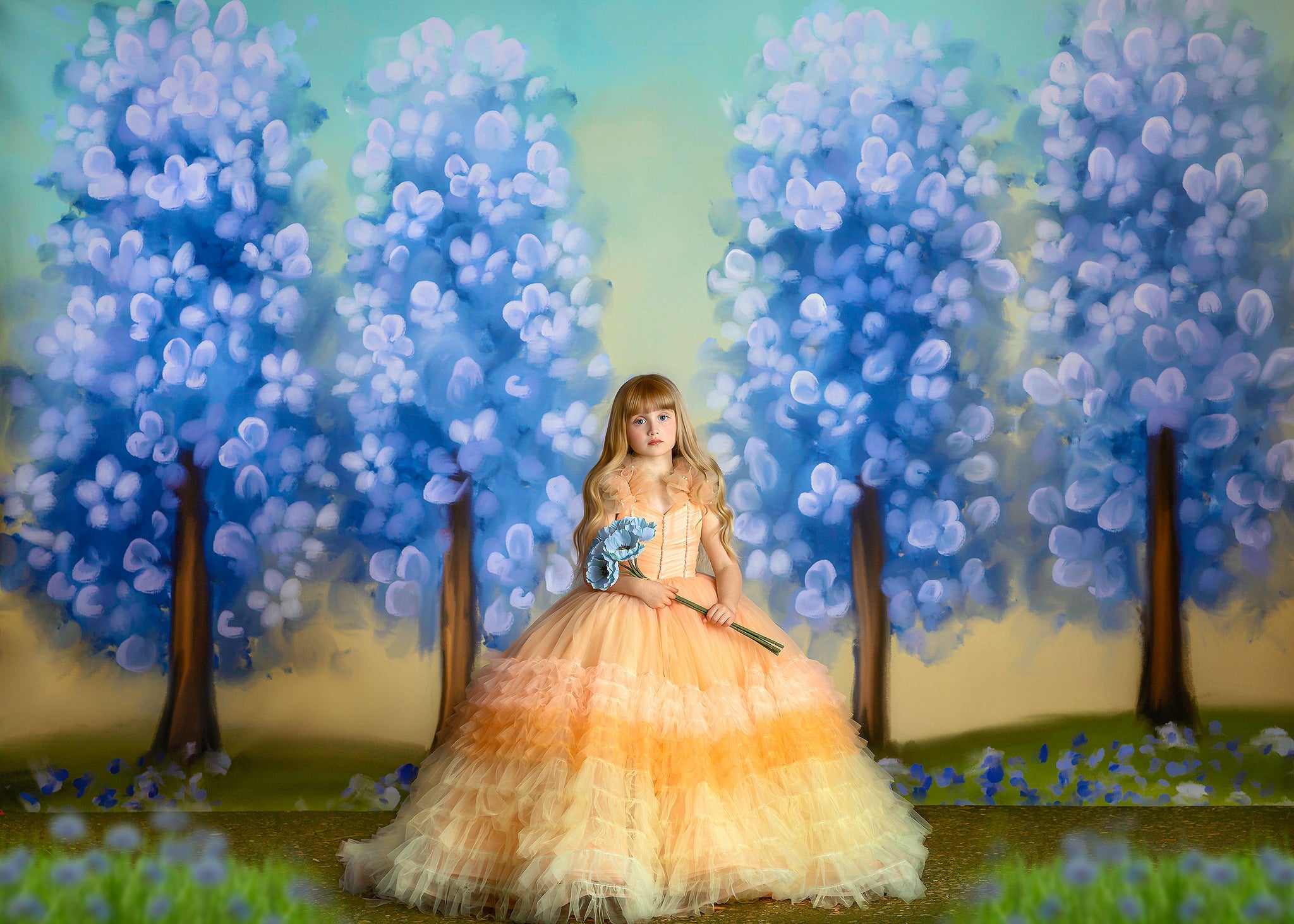 "Rainbow – Soirée" - Editorial Dress, Couture Gown, Special Occasion Dress