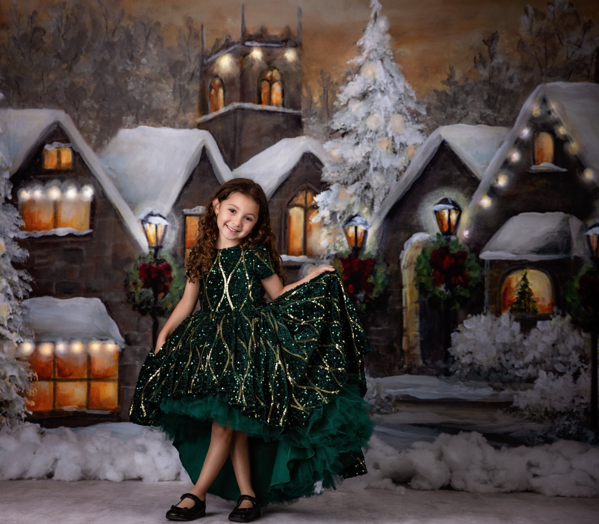 couture gown rental -  Holiday couture gown rental -perfect for photography sessions using babydream backdrops and other fine art drops.