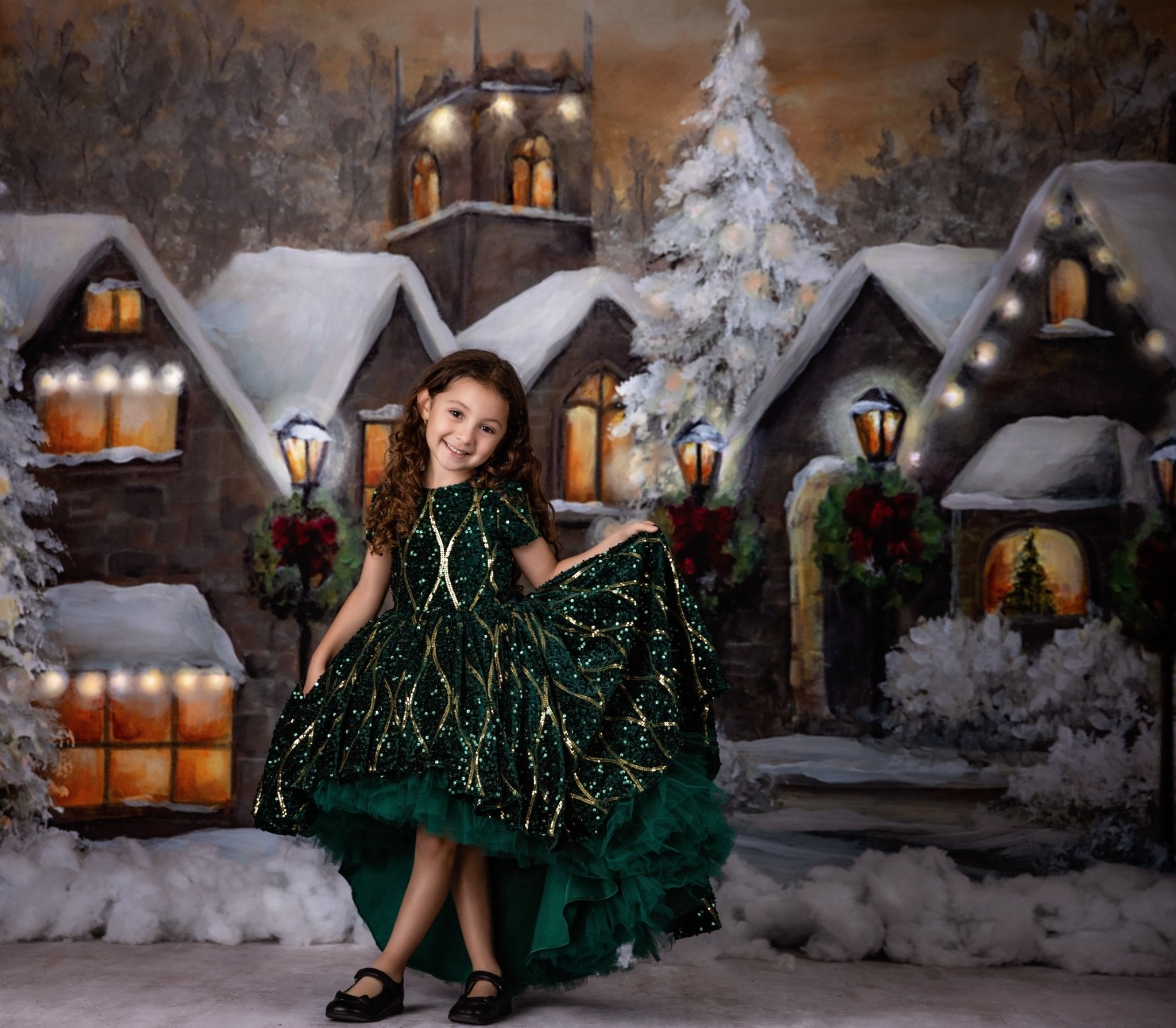 couture gown rental - Holiday couture gown rental -perfect for photography sessions using babydream backdrops and other fine art drops.