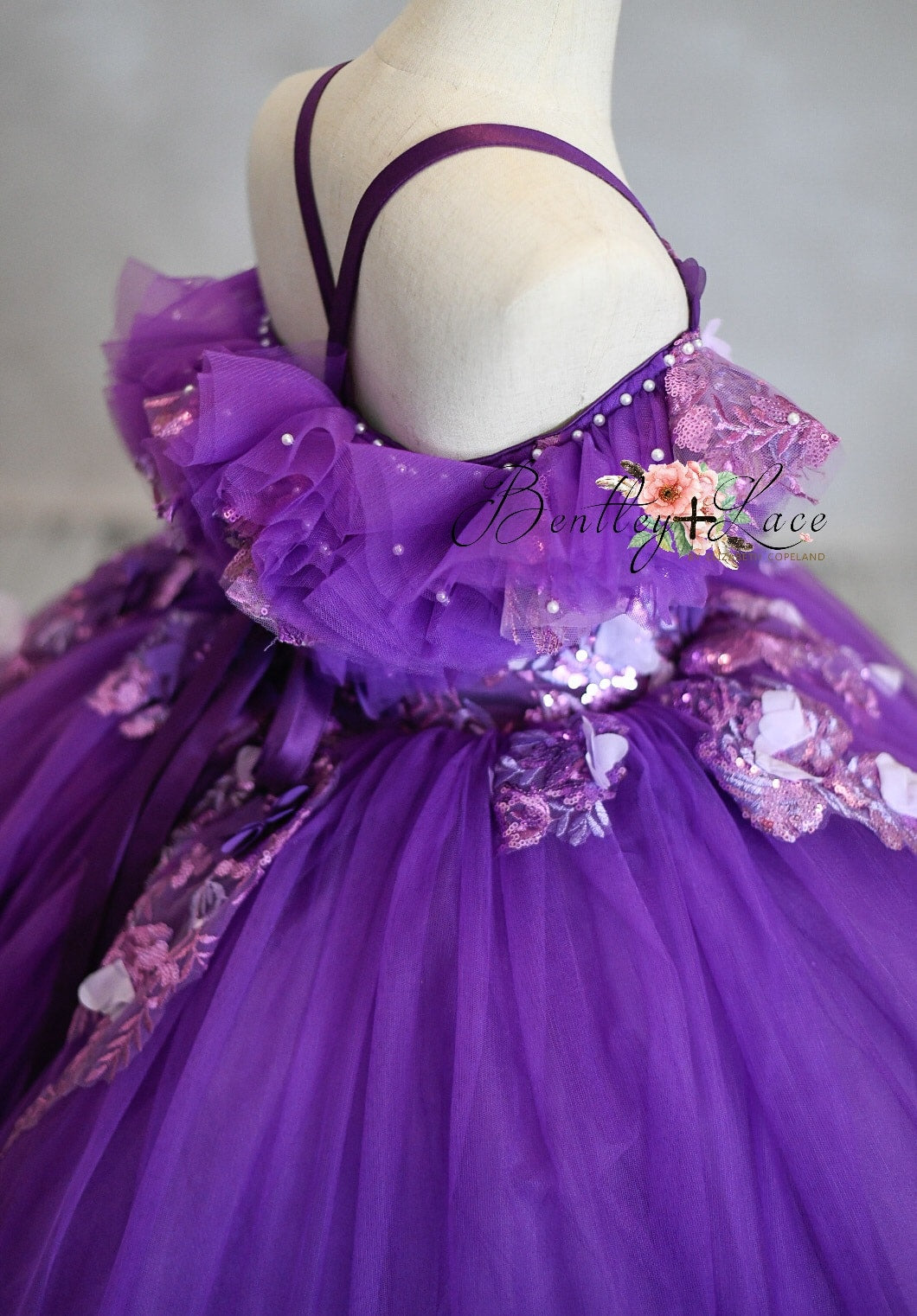 Amethyst- Floor Length Dress ( 5 Year - Petite 6 Year)