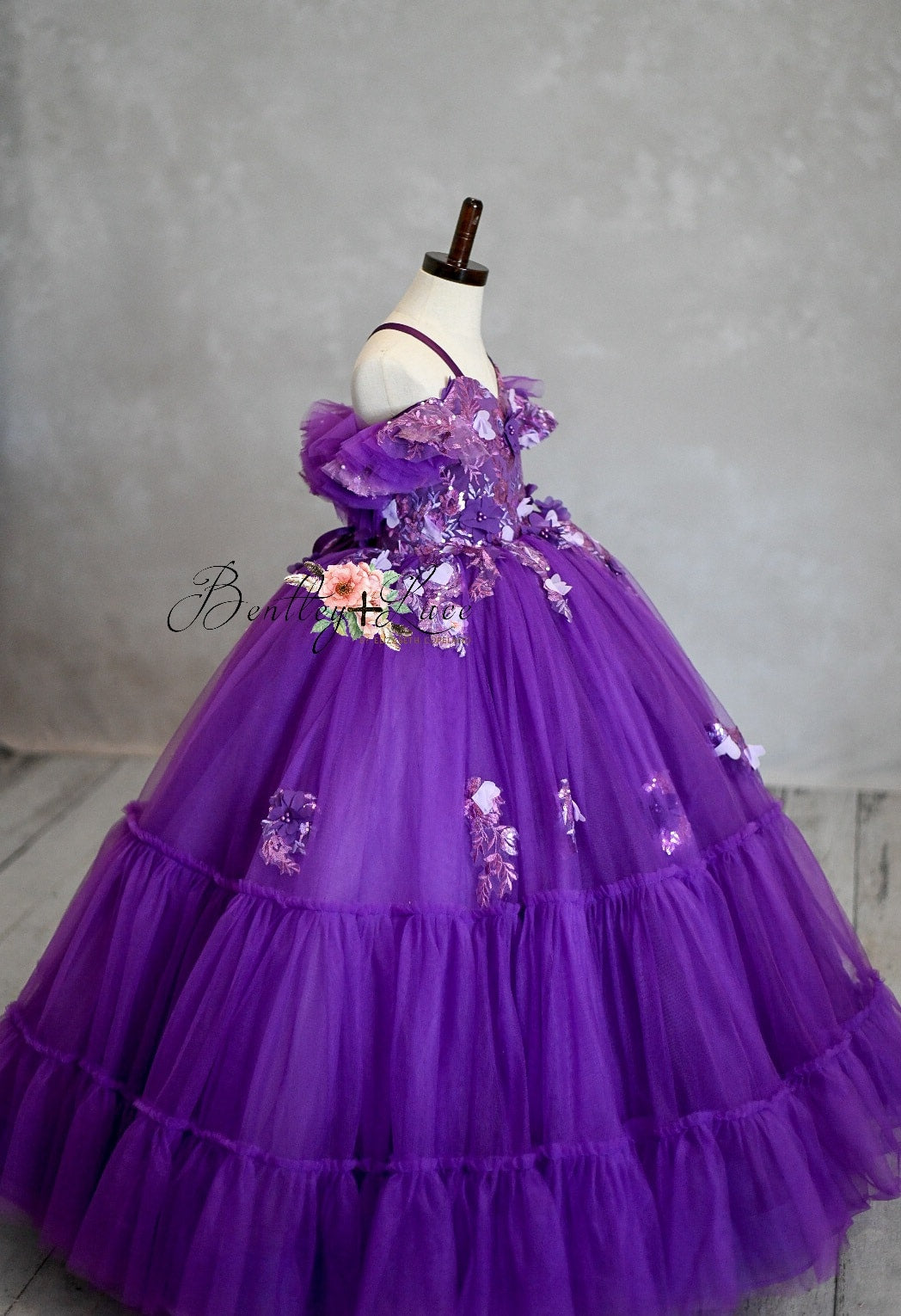 Amethyst-  Floor Length Dress ( 5 Year - Petite 6 Year)