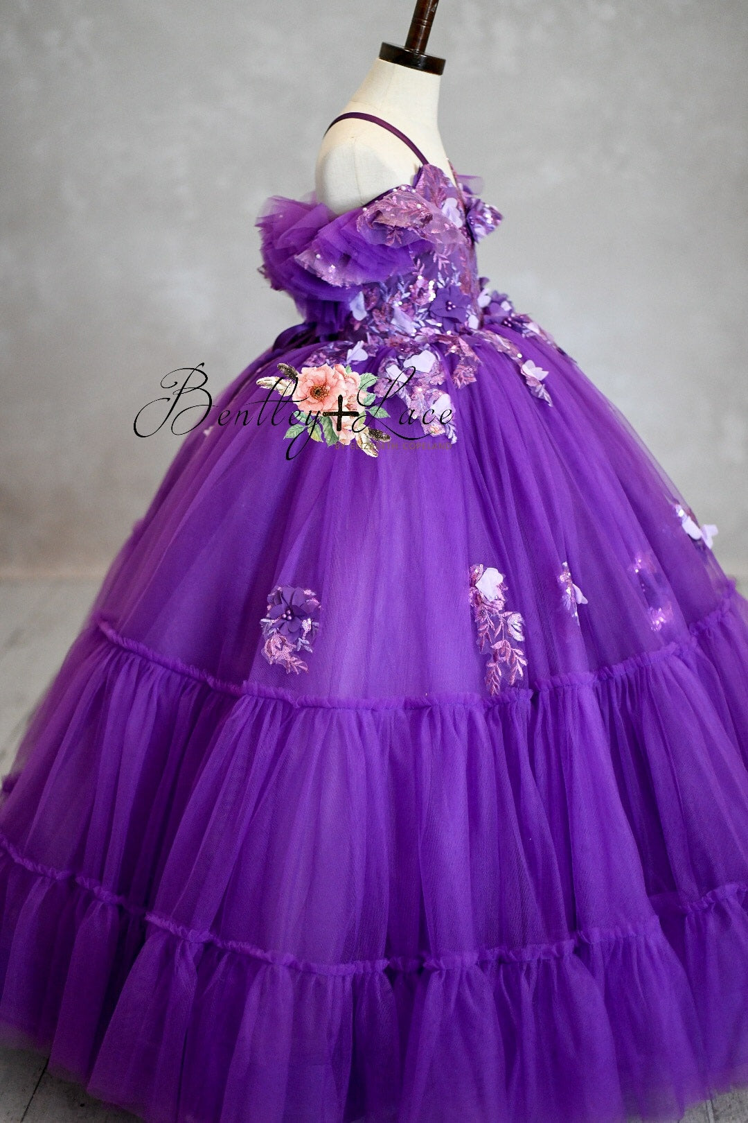 Amethyst- Floor Length Dress ( 5 Year - Petite 6 Year)