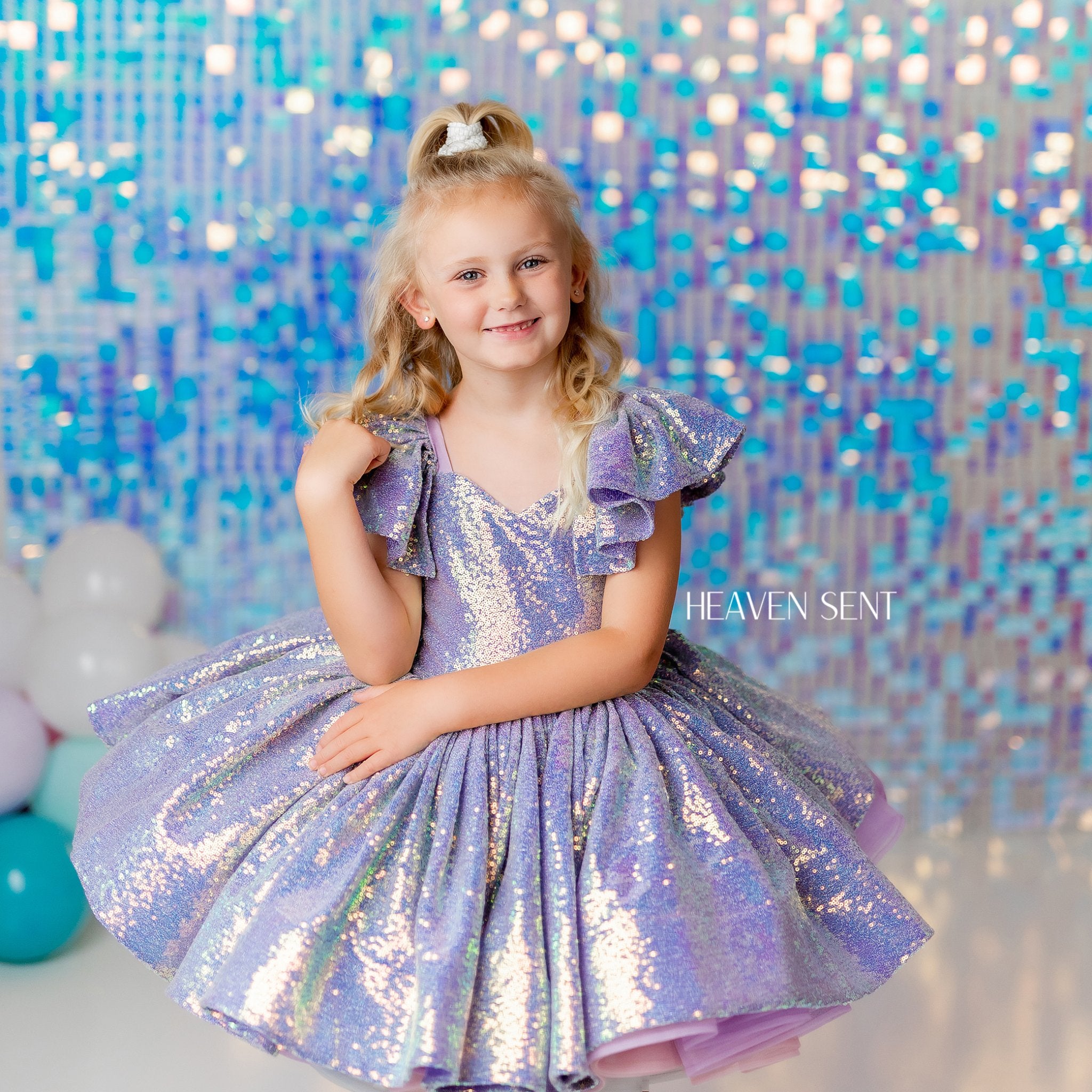 "Mermaid Kisses" Petal - Editorial Dress, Couture Gown, Special Occasion Dress