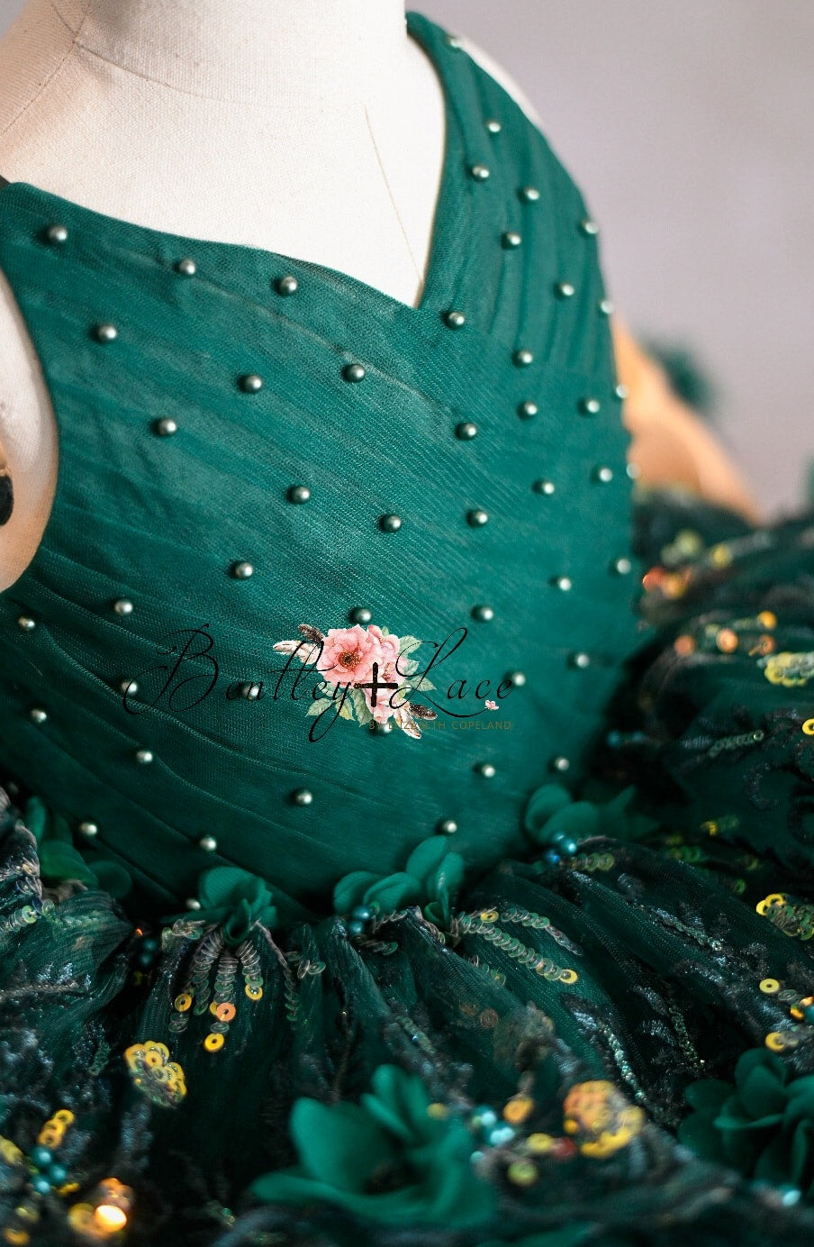 REMNANT Green beaded