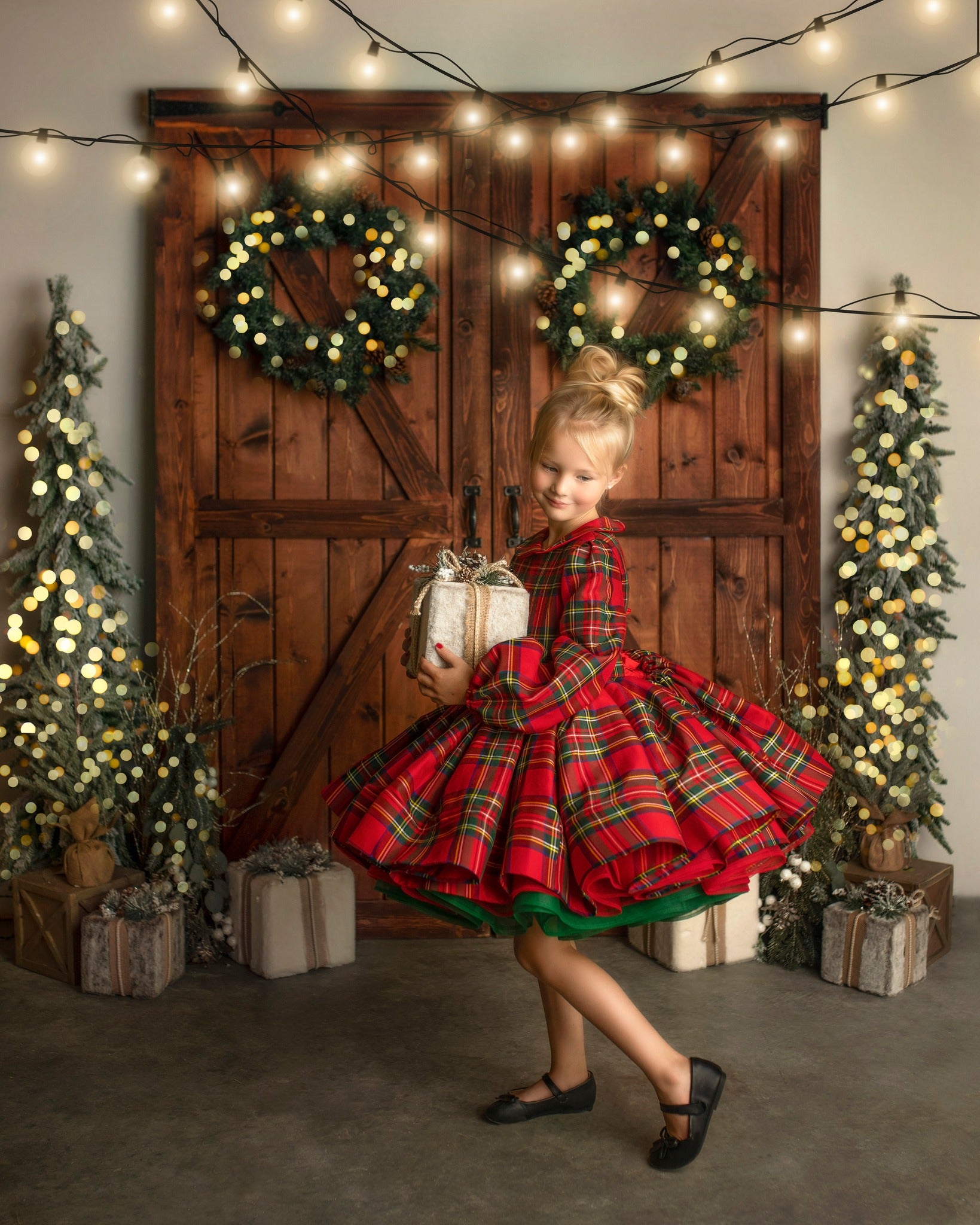 couture gown rental - Holiday couture gown rental -perfect for photography sessions using babydream backdrops and other fine art drops.